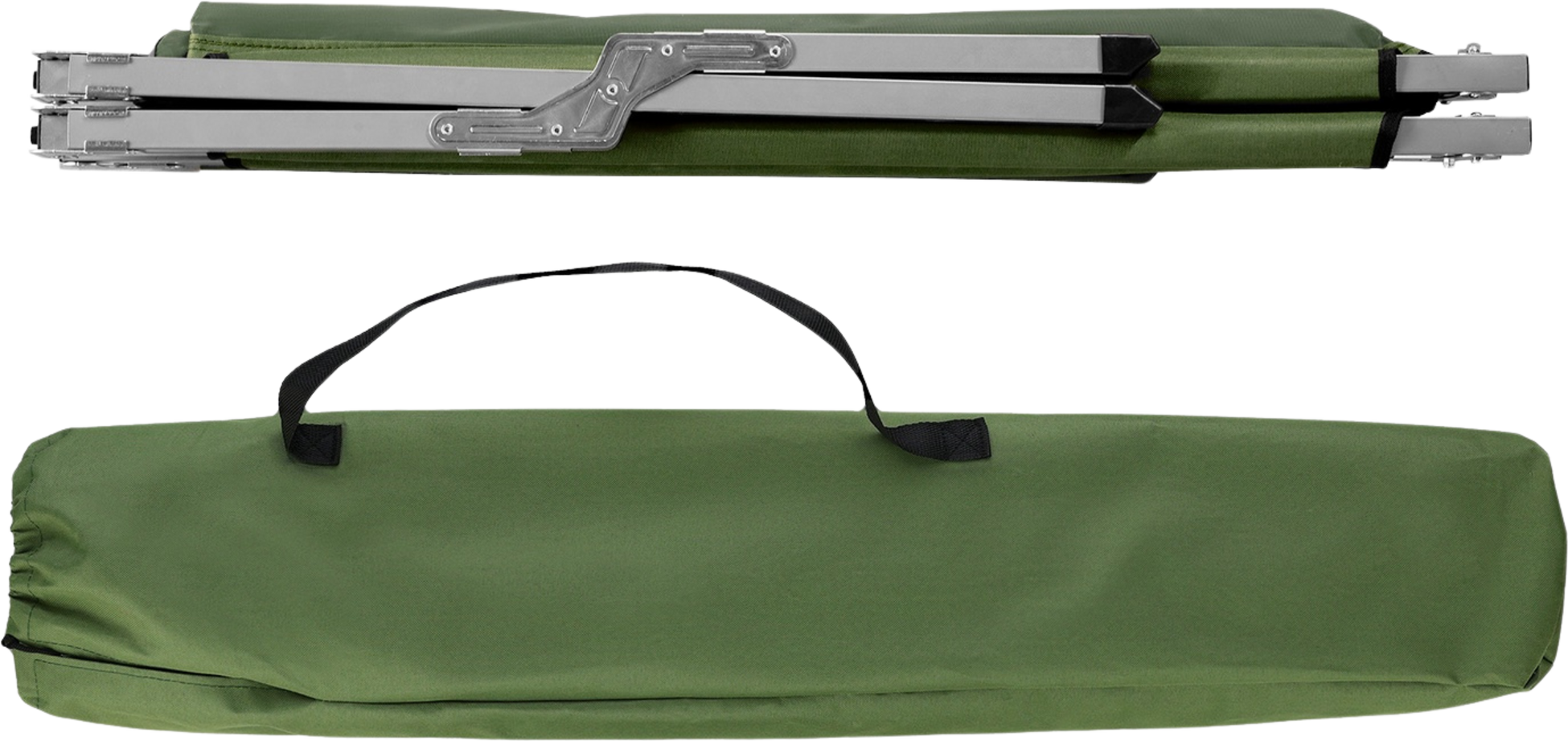 NORTHIX, Foldable Camp Bed, Green, 200 Cm