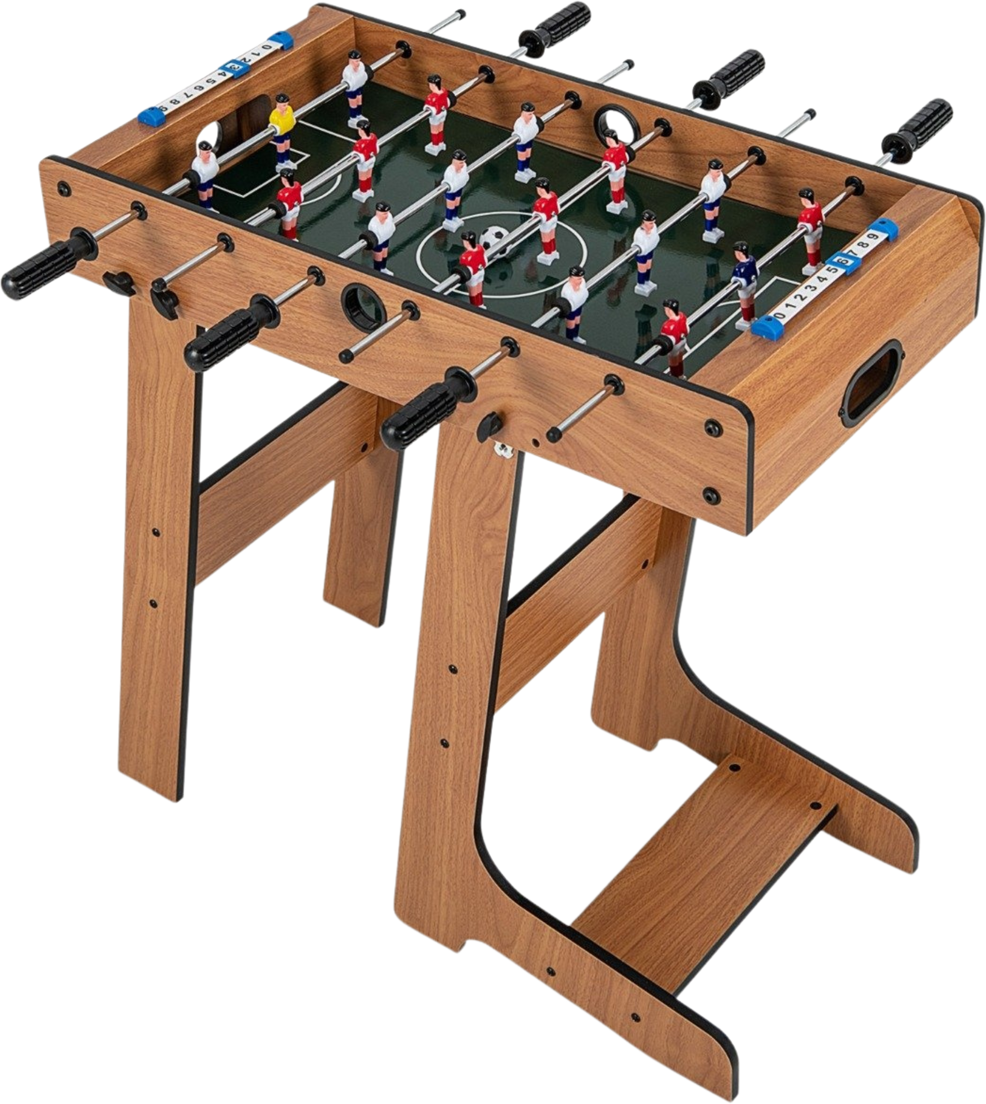 NORTHIX, Foldable Foosball Table With Ergonomic Handle, 33x36x109 Cm