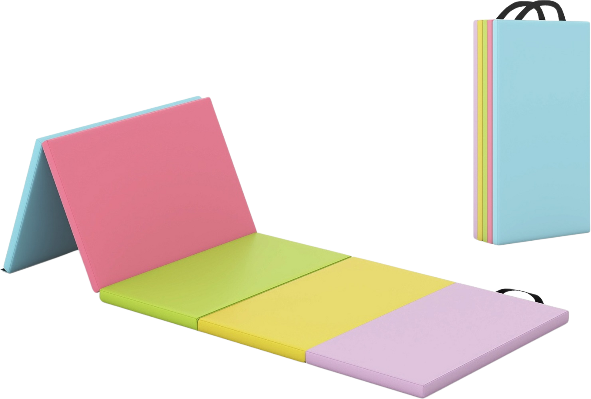 NORTHIX, Foldable Gymnastics Mat, Pu, 200x75cm, Easy Carry