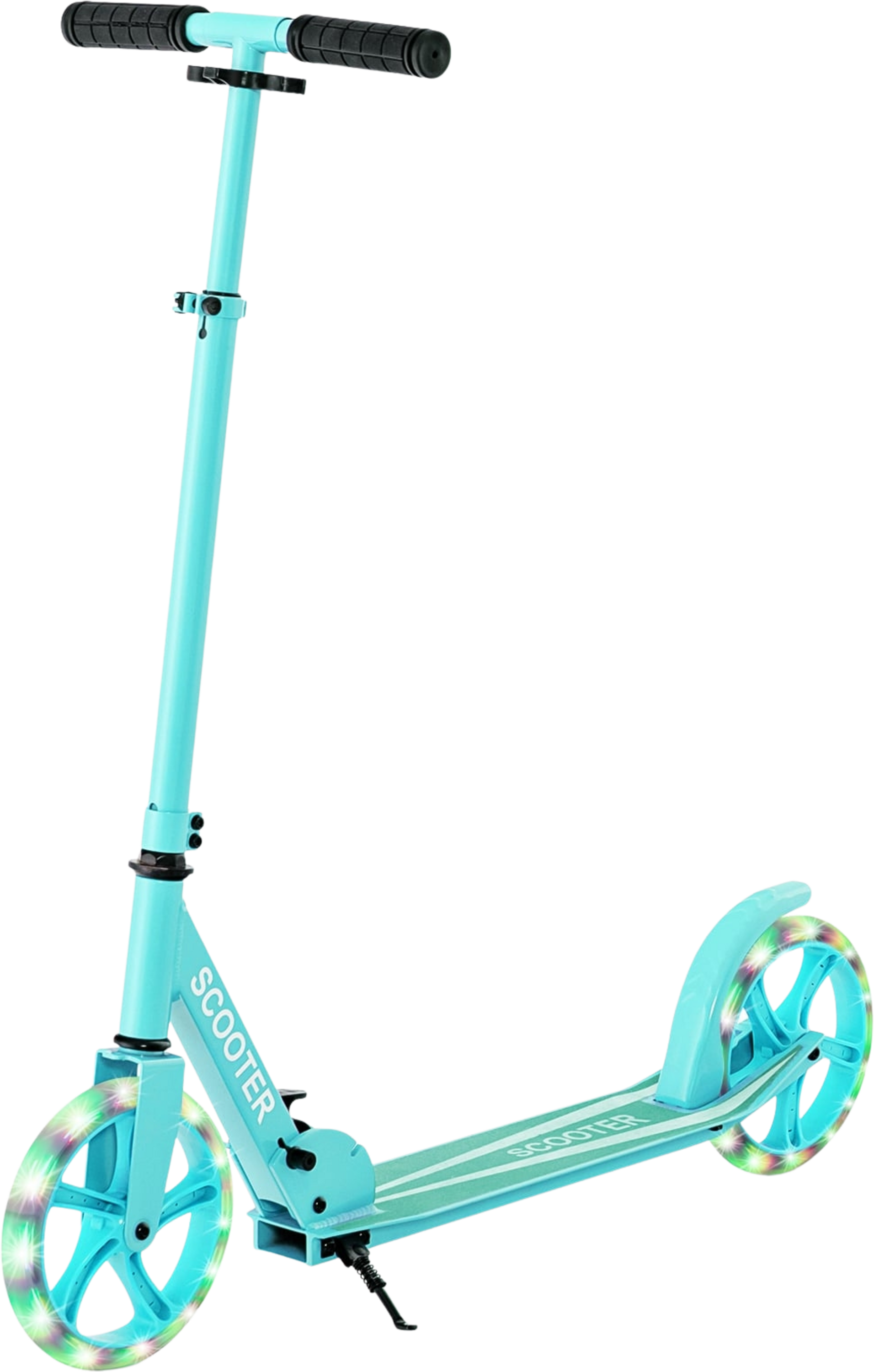 NORTHIX, Foldable Scooter With 110kg Capacity, Adjustable Led Wheels