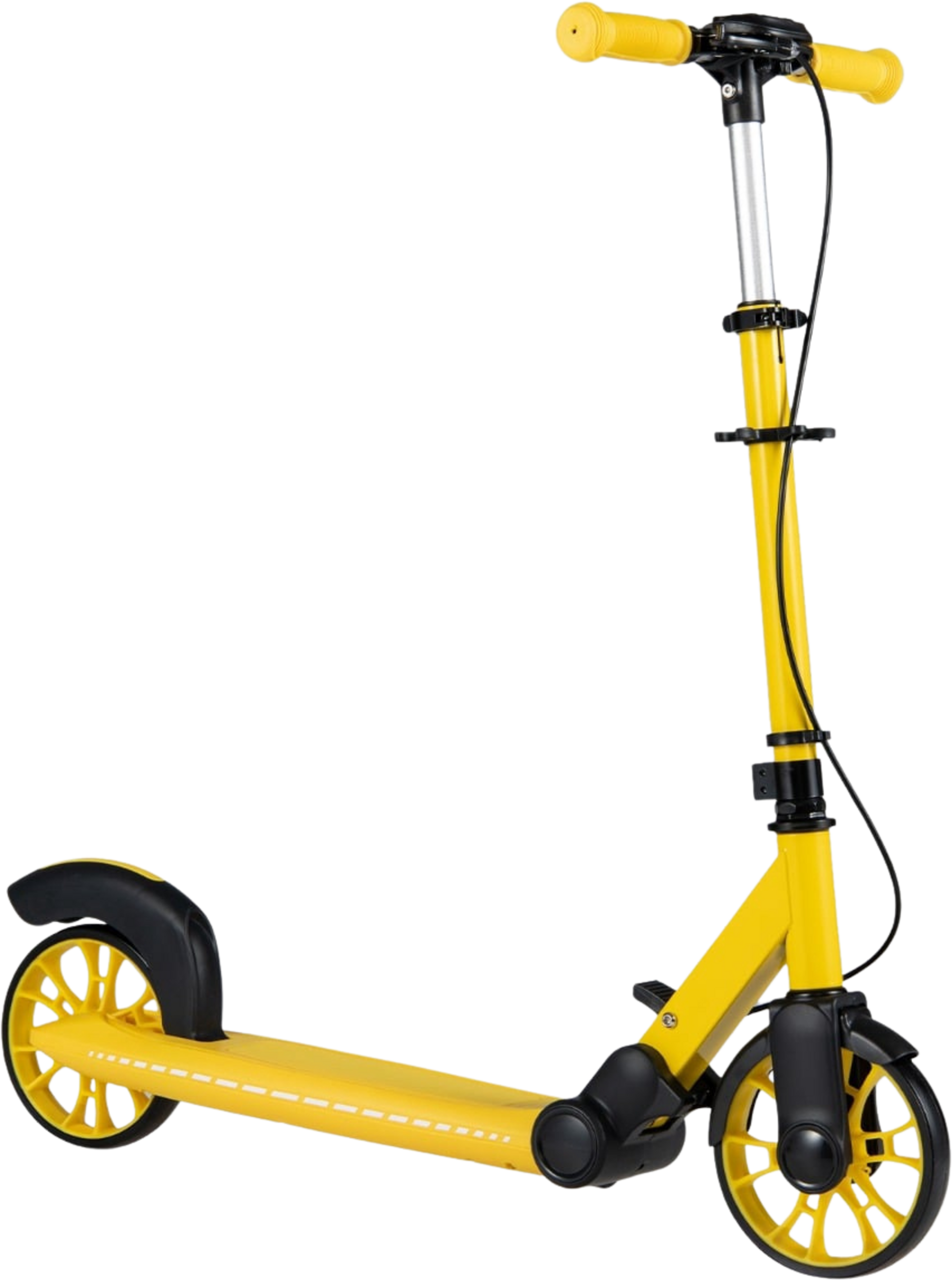 NORTHIX, Foldable Scooter With Led Wheels, Adjustable Height, Yellow