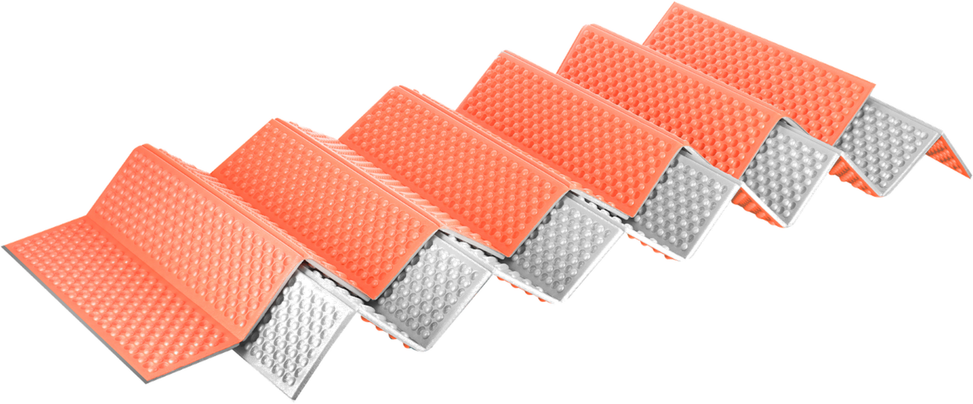 NORTHIX, Foldable Tourist Mat, Aluminum Edge, 195 Cm, Orange