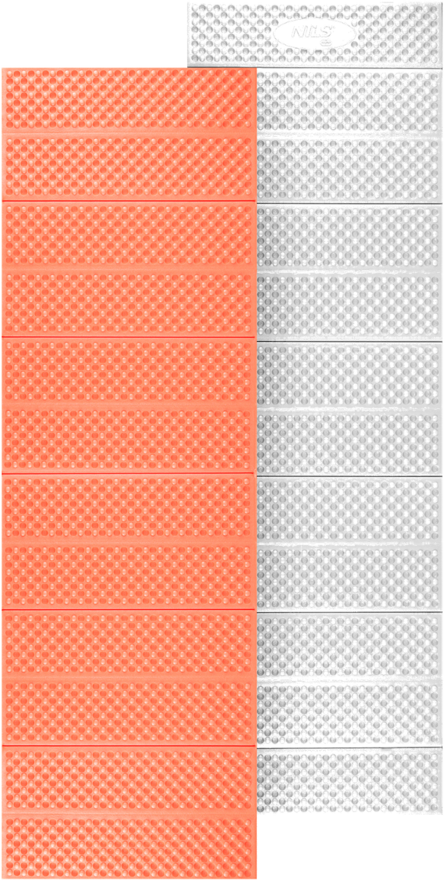 NORTHIX, Foldable Tourist Mat, Aluminum Edge, 195 Cm, Orange