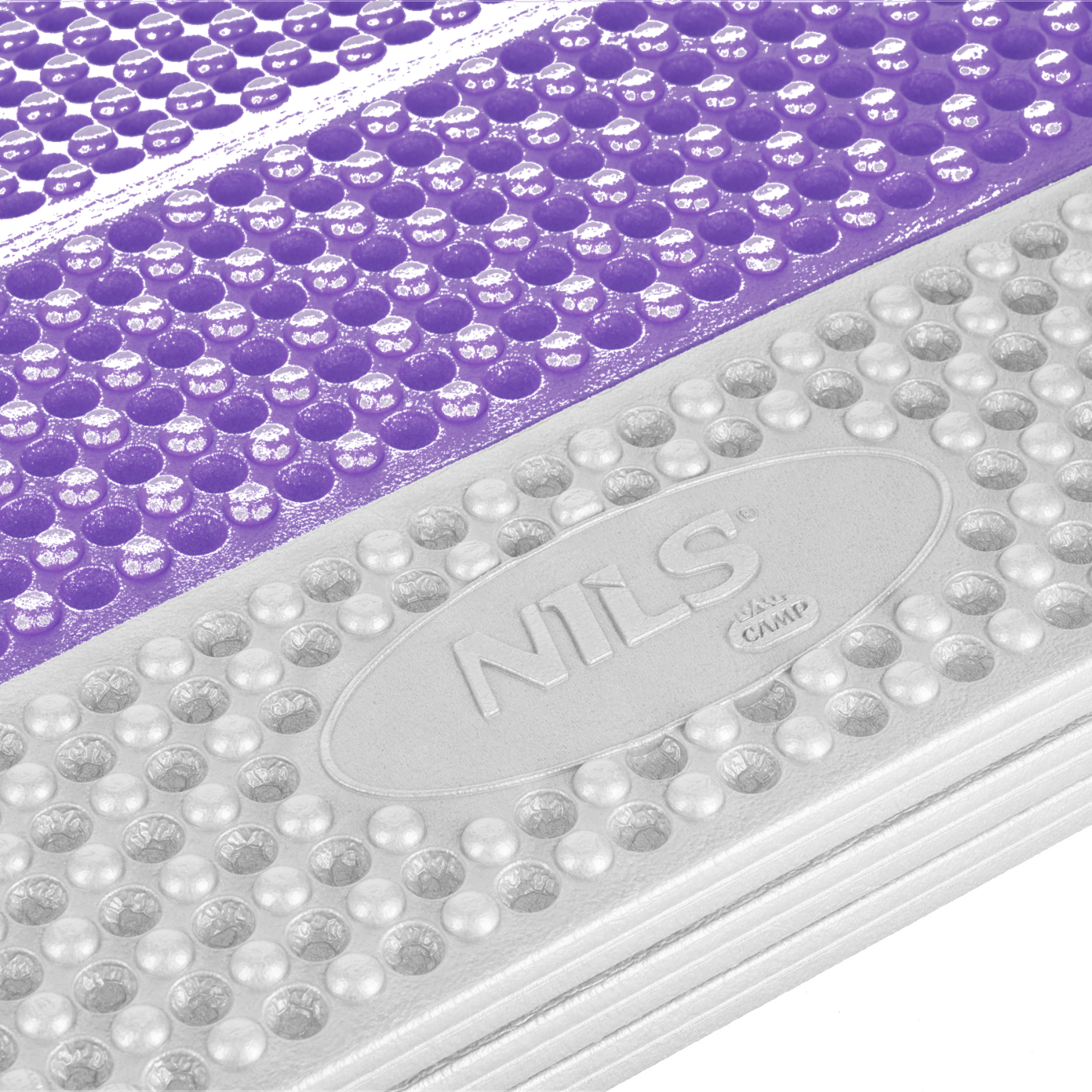 NORTHIX, Foldable Tourist Mat, Aluminum Edge, 195cm, Purple
