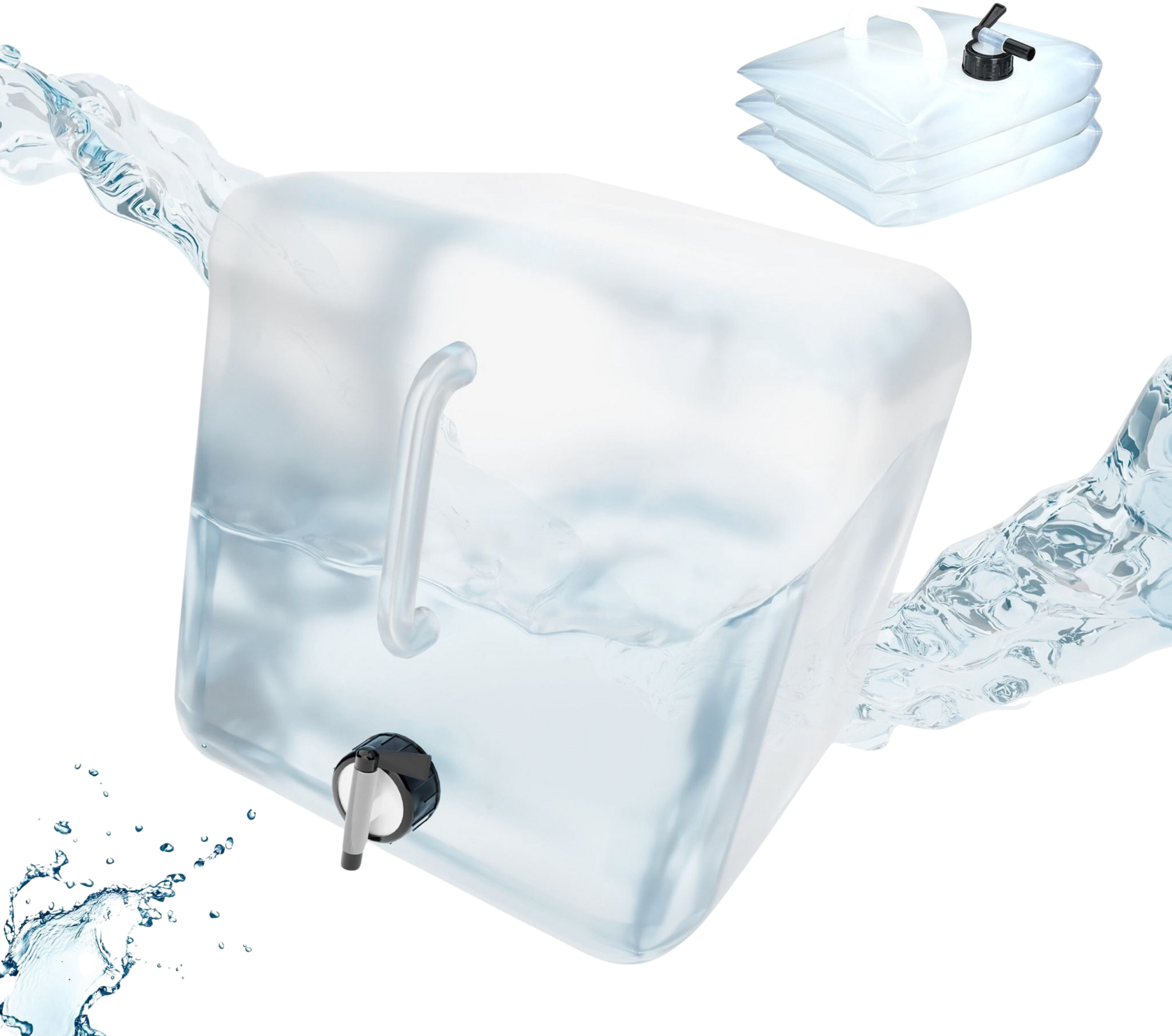 B2X, Foldable Water Container With 4 Containers