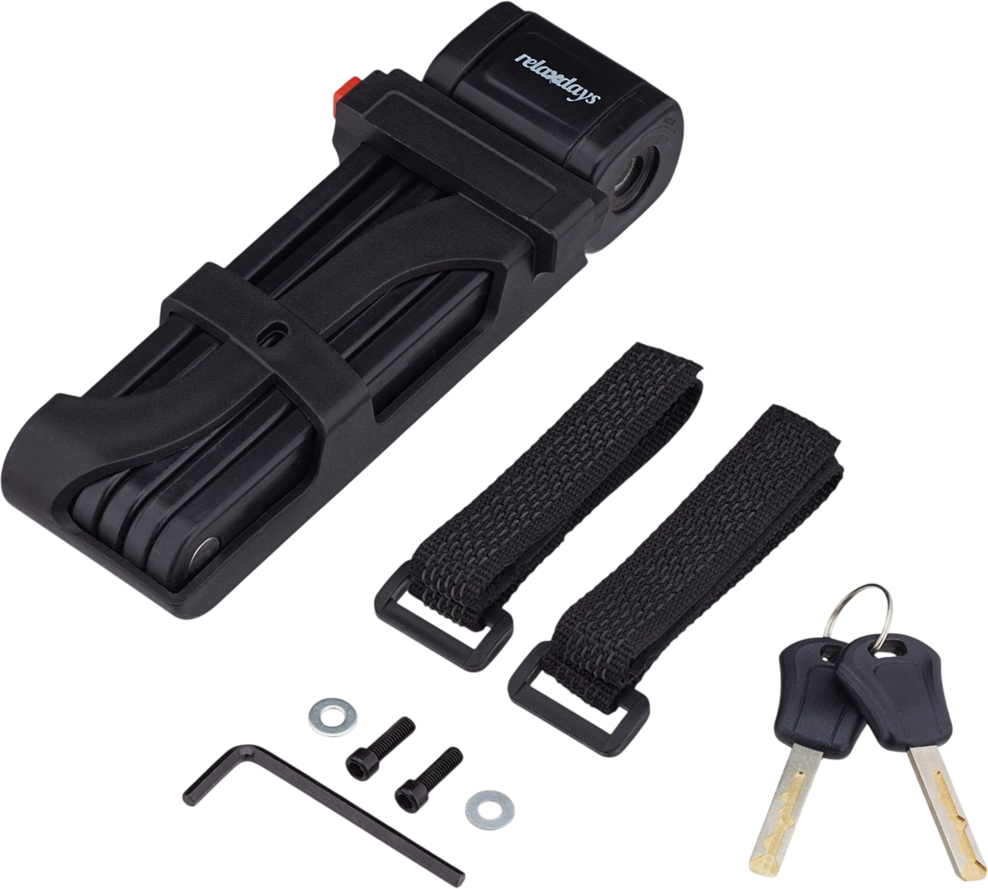 B2X, Folding Bicycle Lock With Bracket