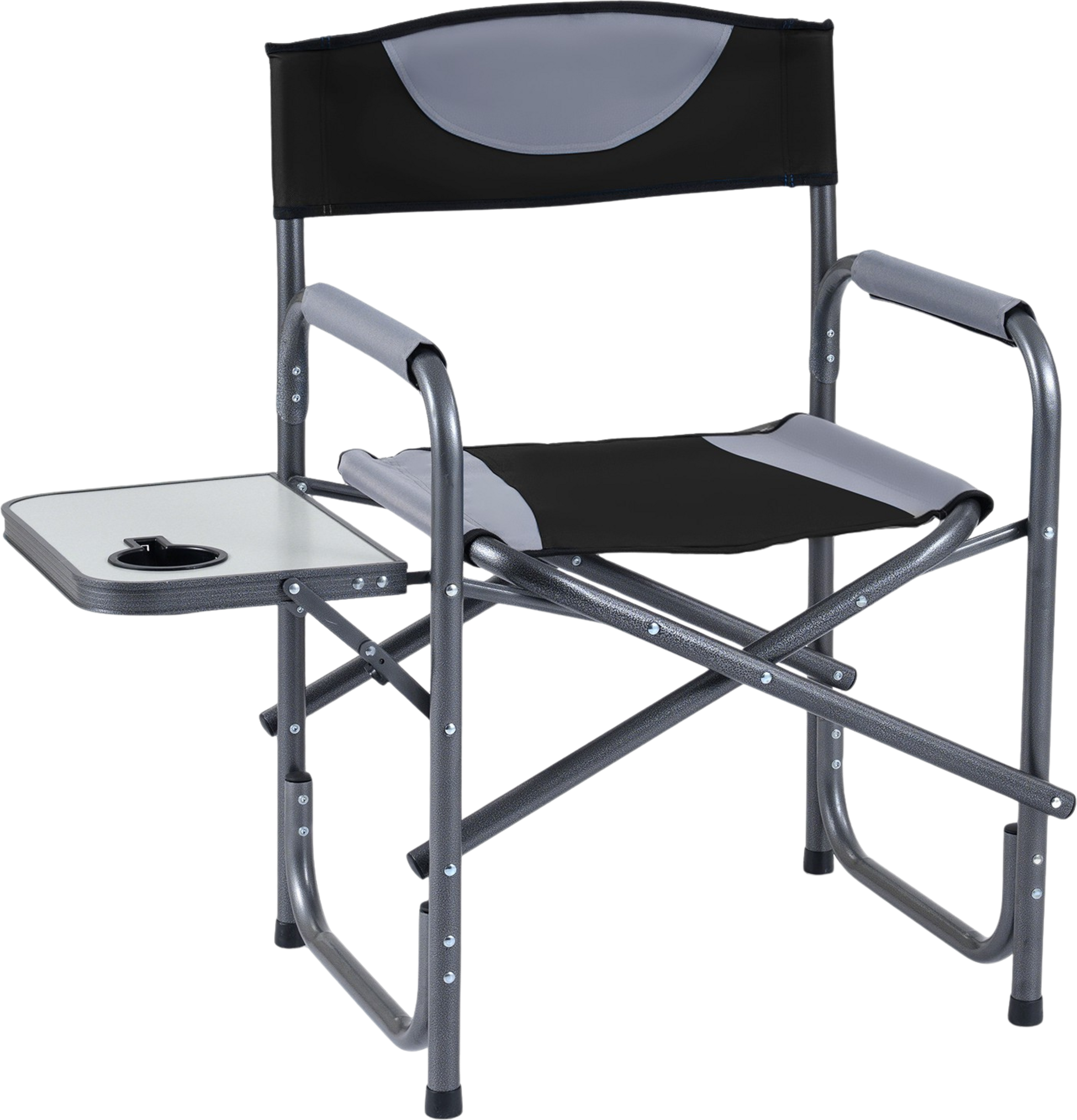 NORTHIX, Folding Camping Chair With Side Table, 400 Lb Capacity