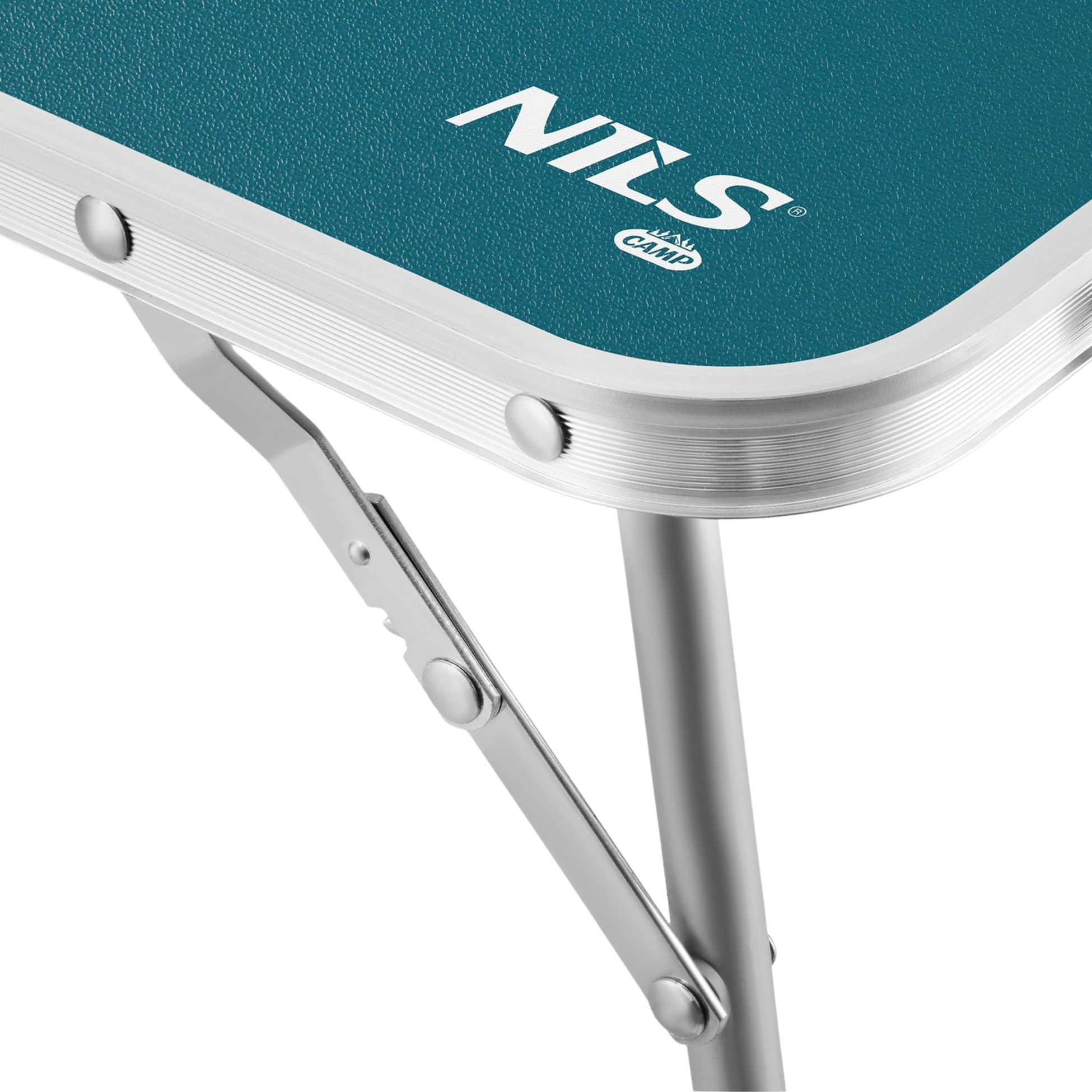 NORTHIX, Folding Camping Table, Low Height, Blue