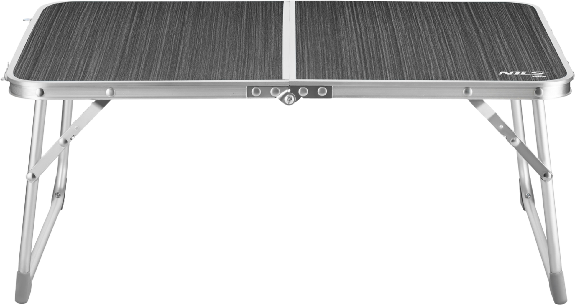NORTHIX, Folding Camping Table, Low Height, Dark Grey