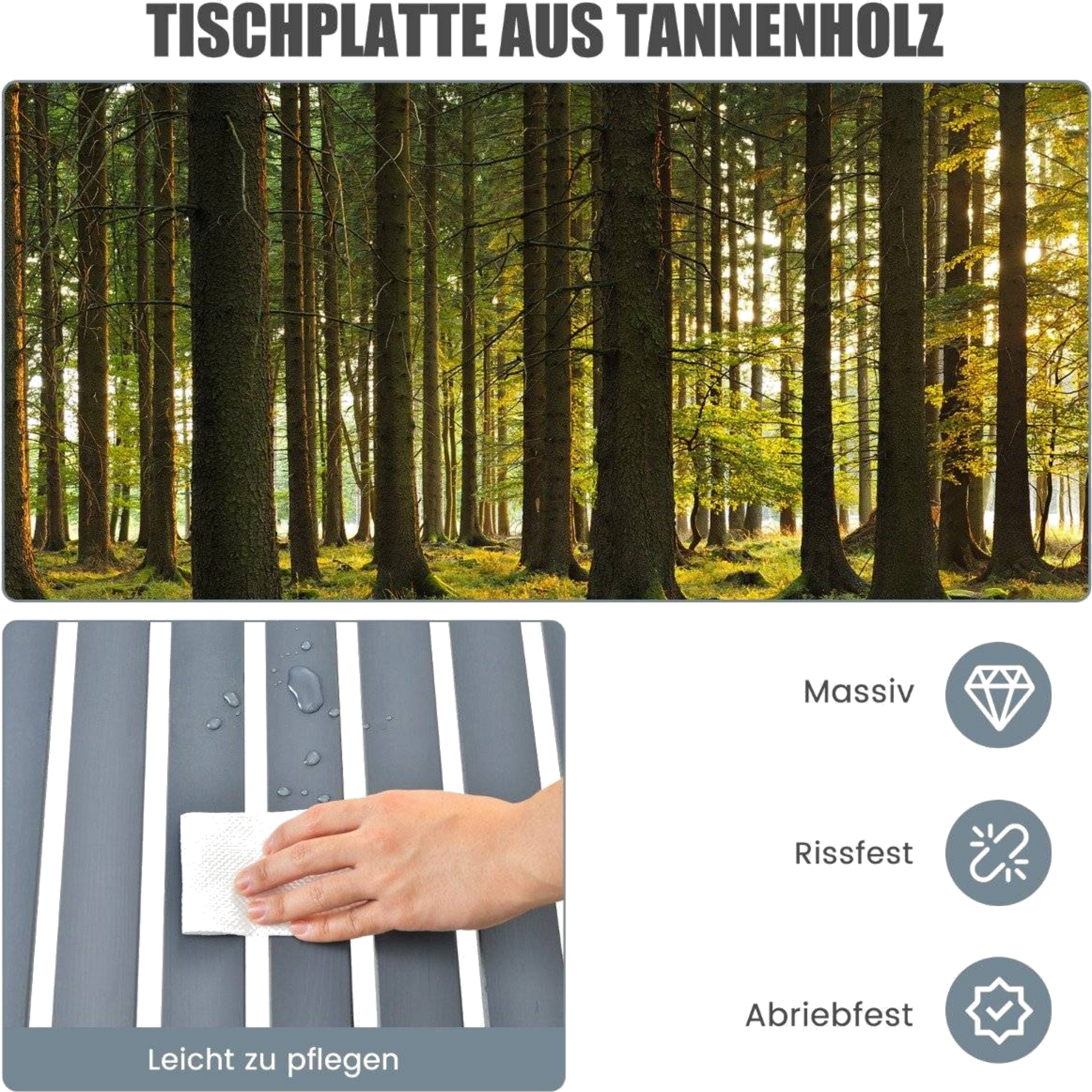 B2X, Folding Camping Table With Carry Bag For Beach Picnics  Fishing Trips Gray