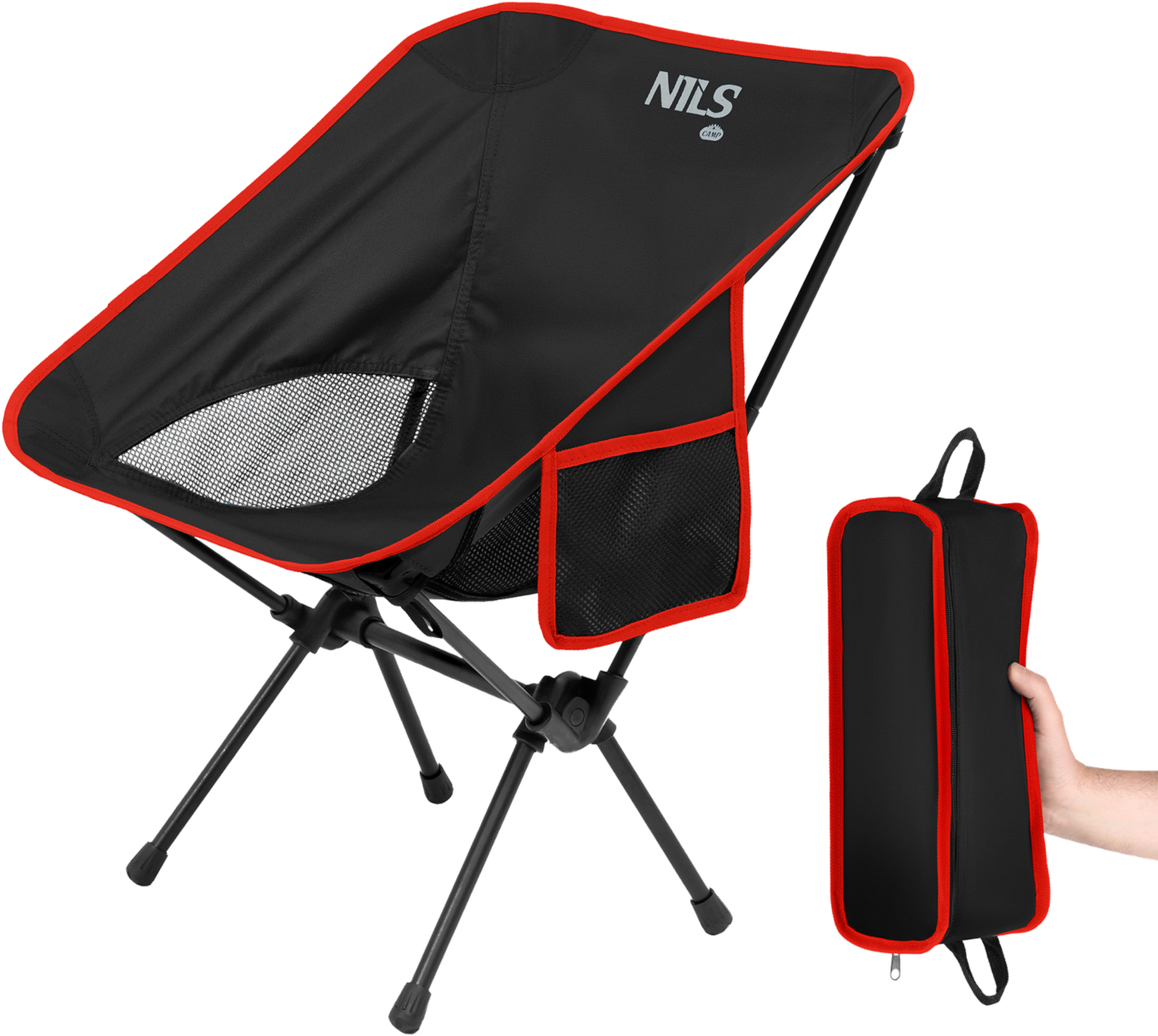 NORTHIX, Folding Chair, Ultra Light, Black, Portable