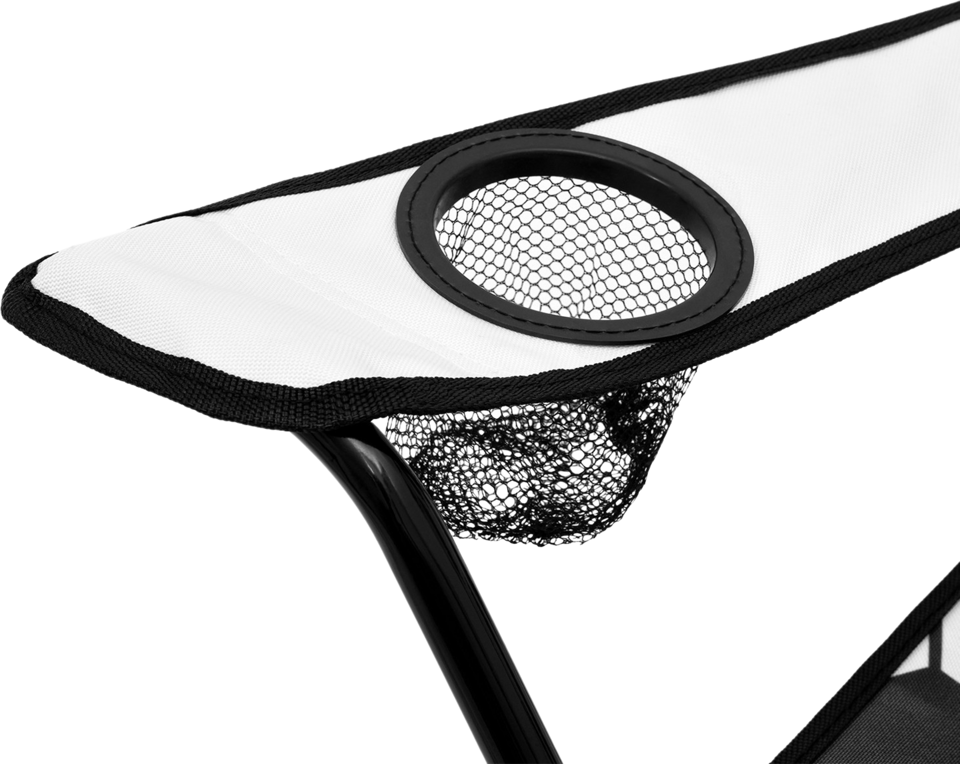 NORTHIX, Folding Chair, White-black, Portable, Compact