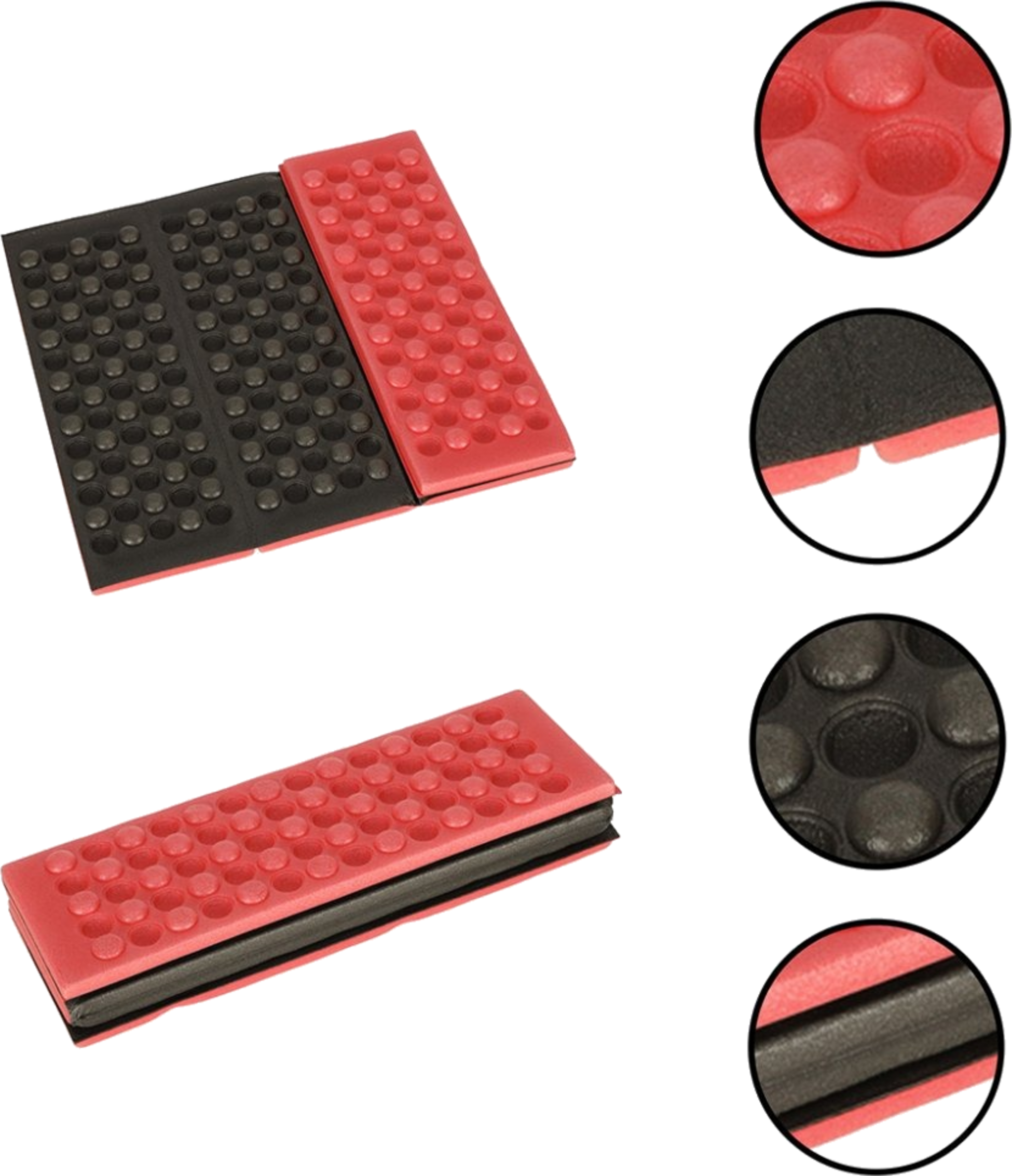 B2X, Folding Foam Mat For Tourist Seating Red