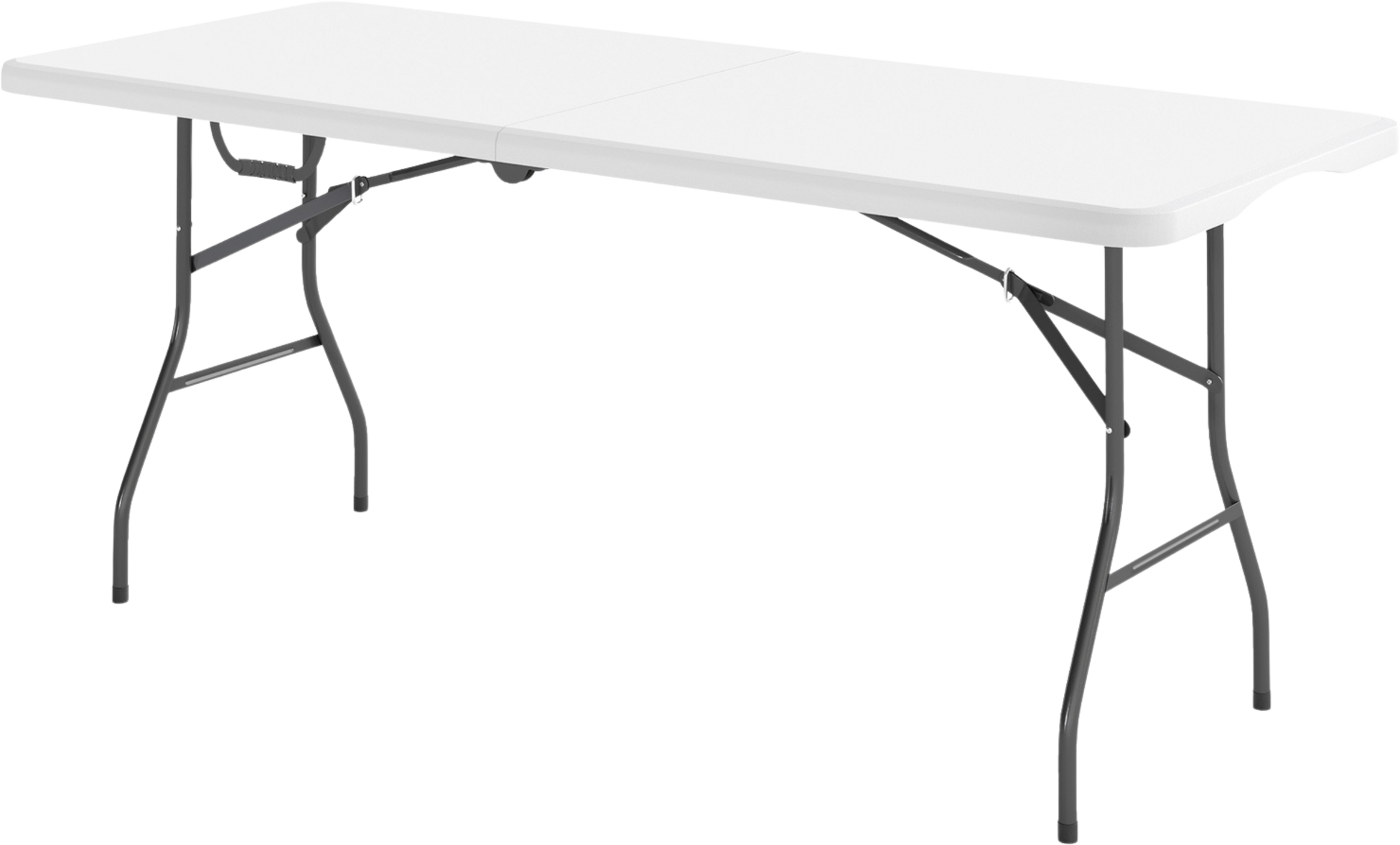 NORTHIX, Folding Garden Table 180 X 74 Cm Weatherproof Buffet Table With Carrying Handle Folding Table Campin