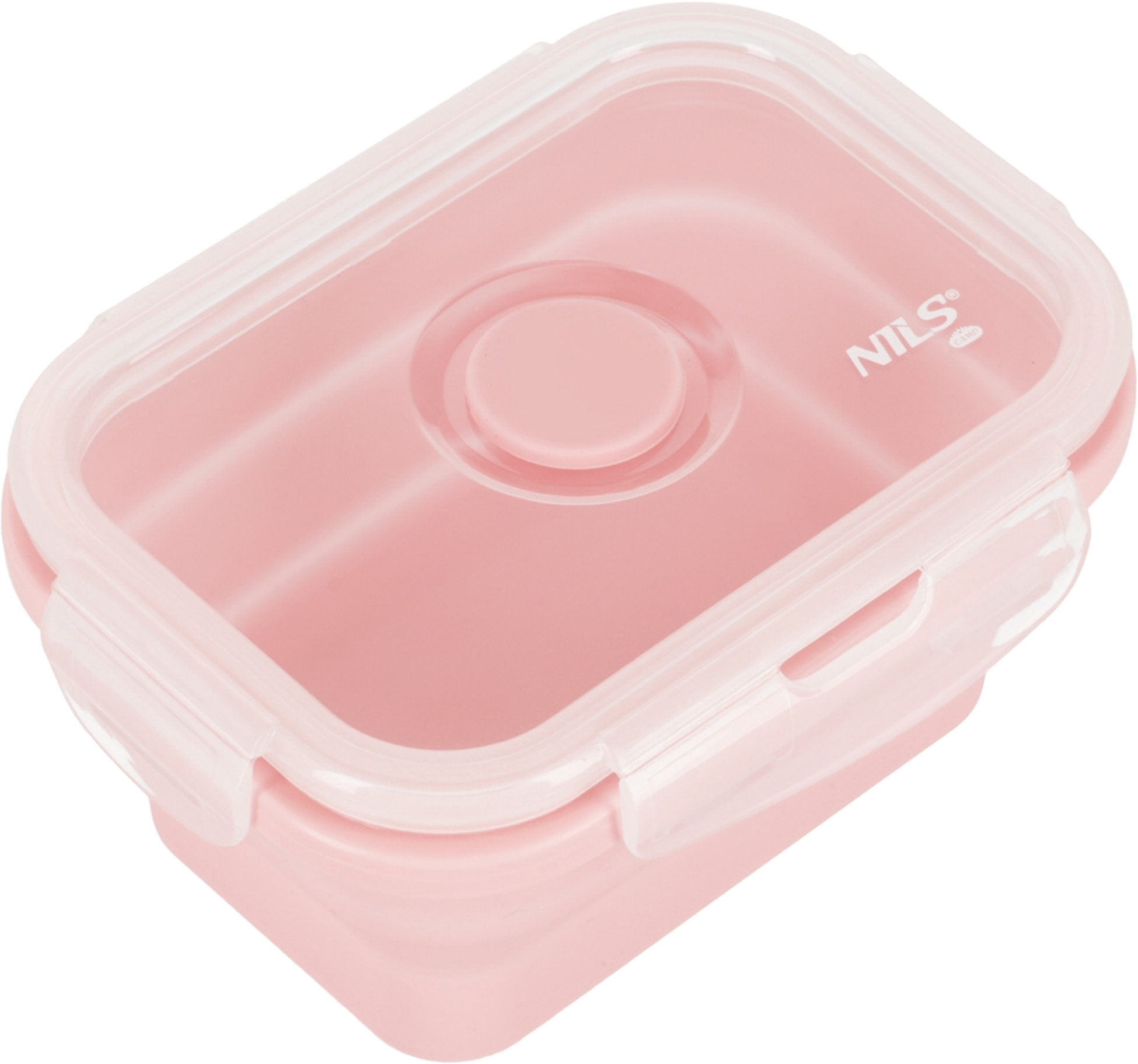 NORTHIX, Folding Lunch Box, Pink, 355ml, Portable Container