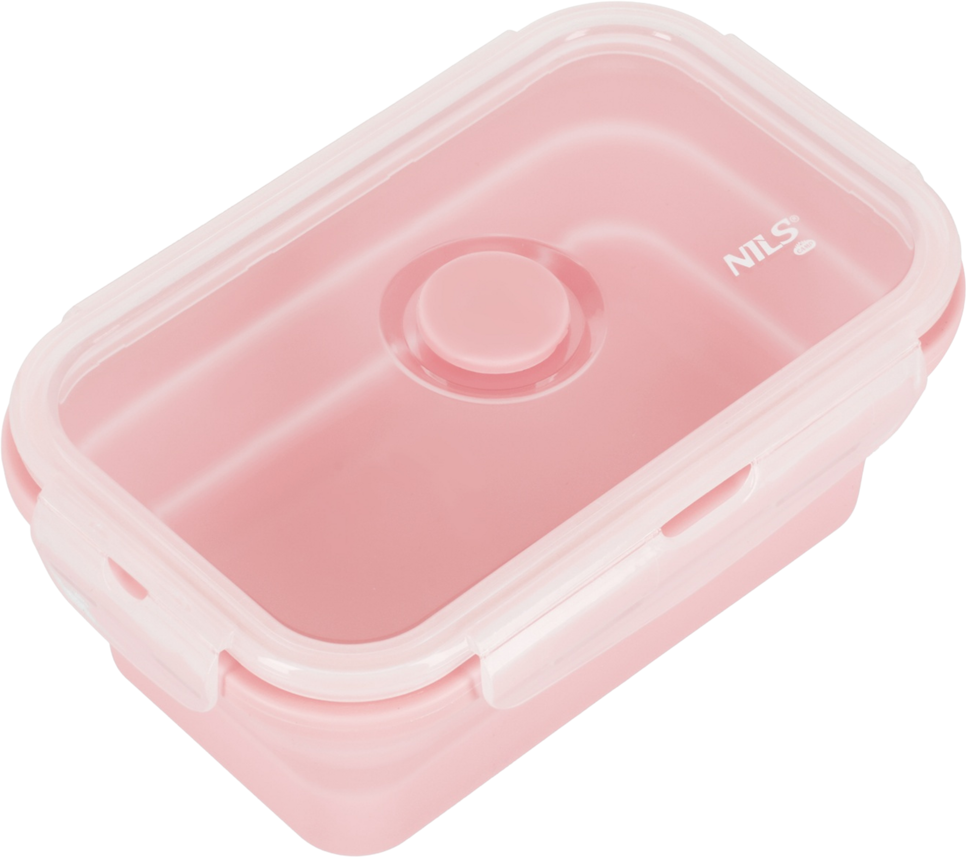 NORTHIX, Folding Lunch Box, Pink, 500ml Capacity