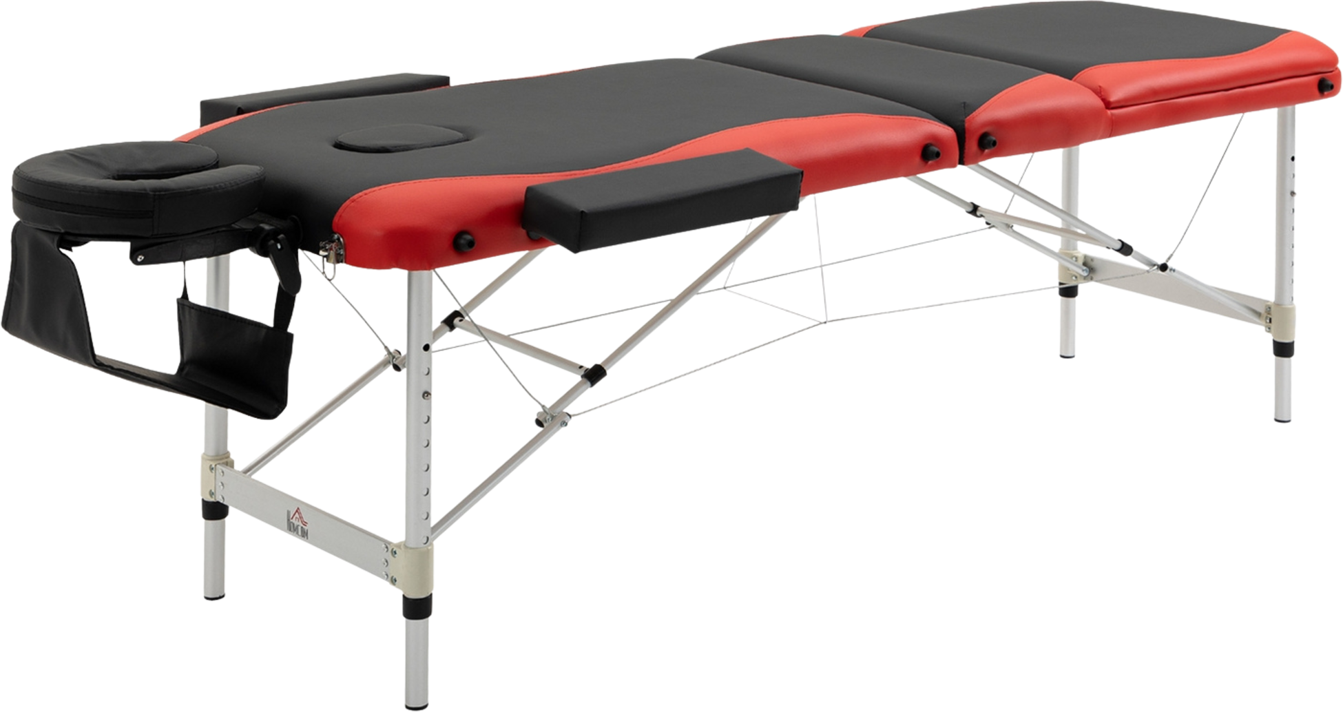 NORTHIX, Folding Massage Tables, Height-adjustable Massage Table With Headrest 215 X 60 X 61-84 Cm, Aluminum