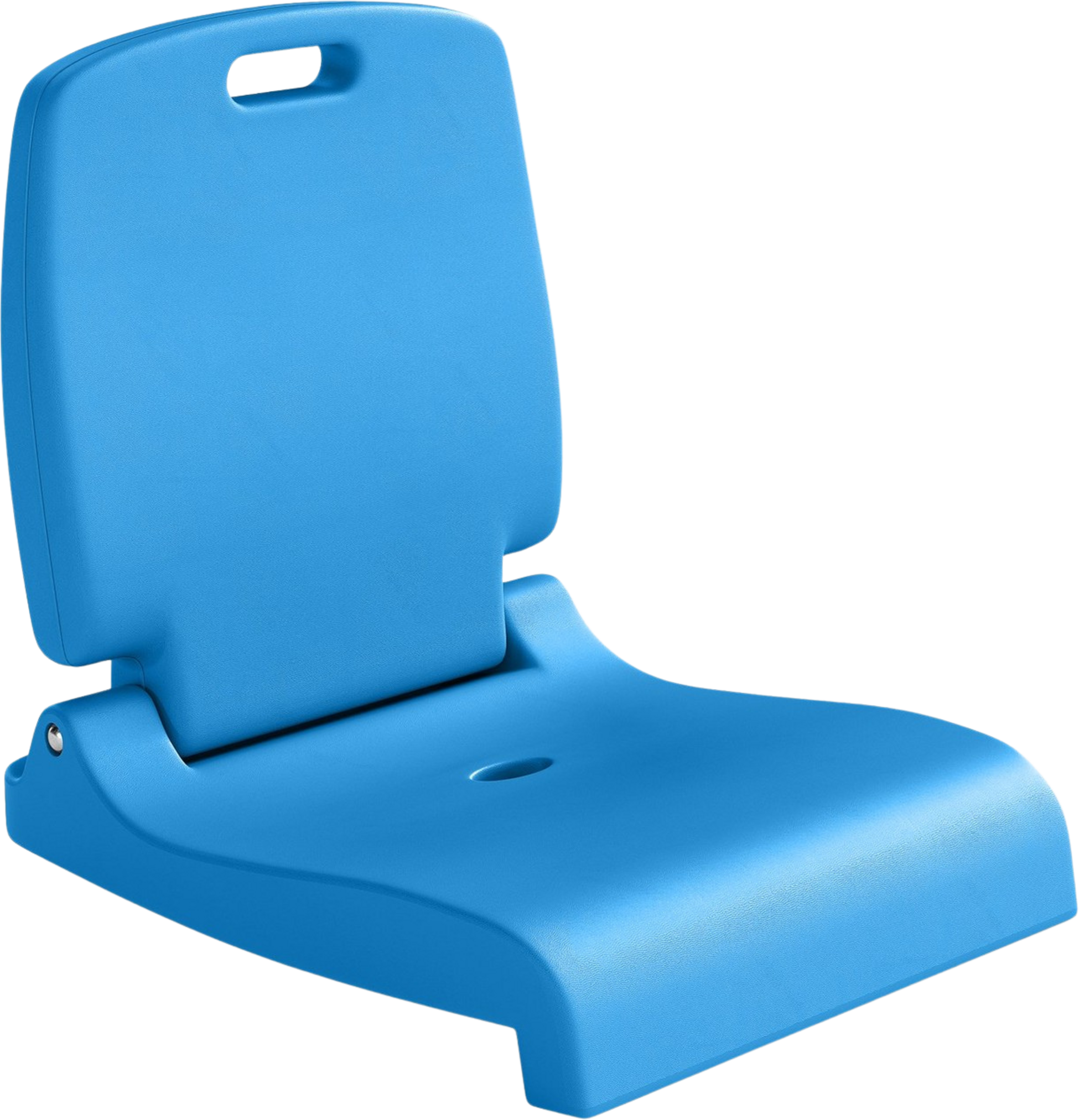 NORTHIX, Folding Outdoor Chair With Handle, Drain Hole, Blue