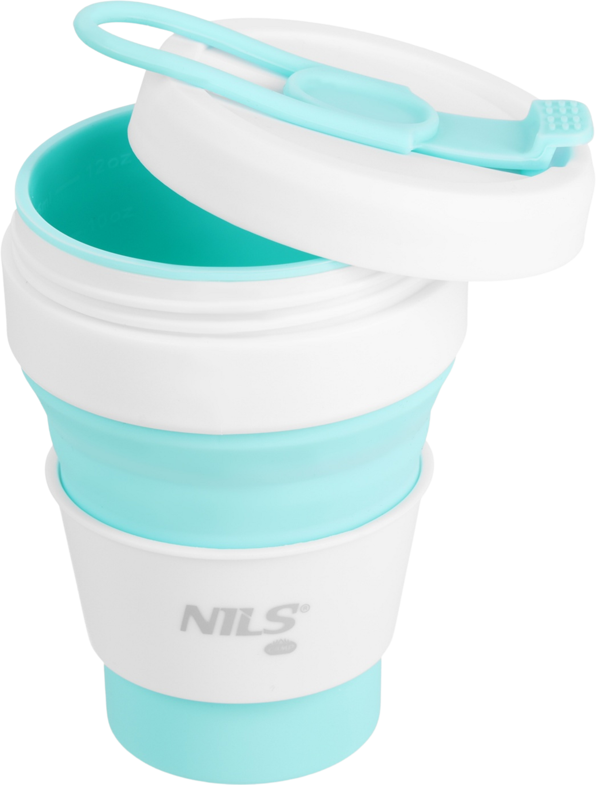 NORTHIX, Folding Silicone Cup, 355ml, Mint Color