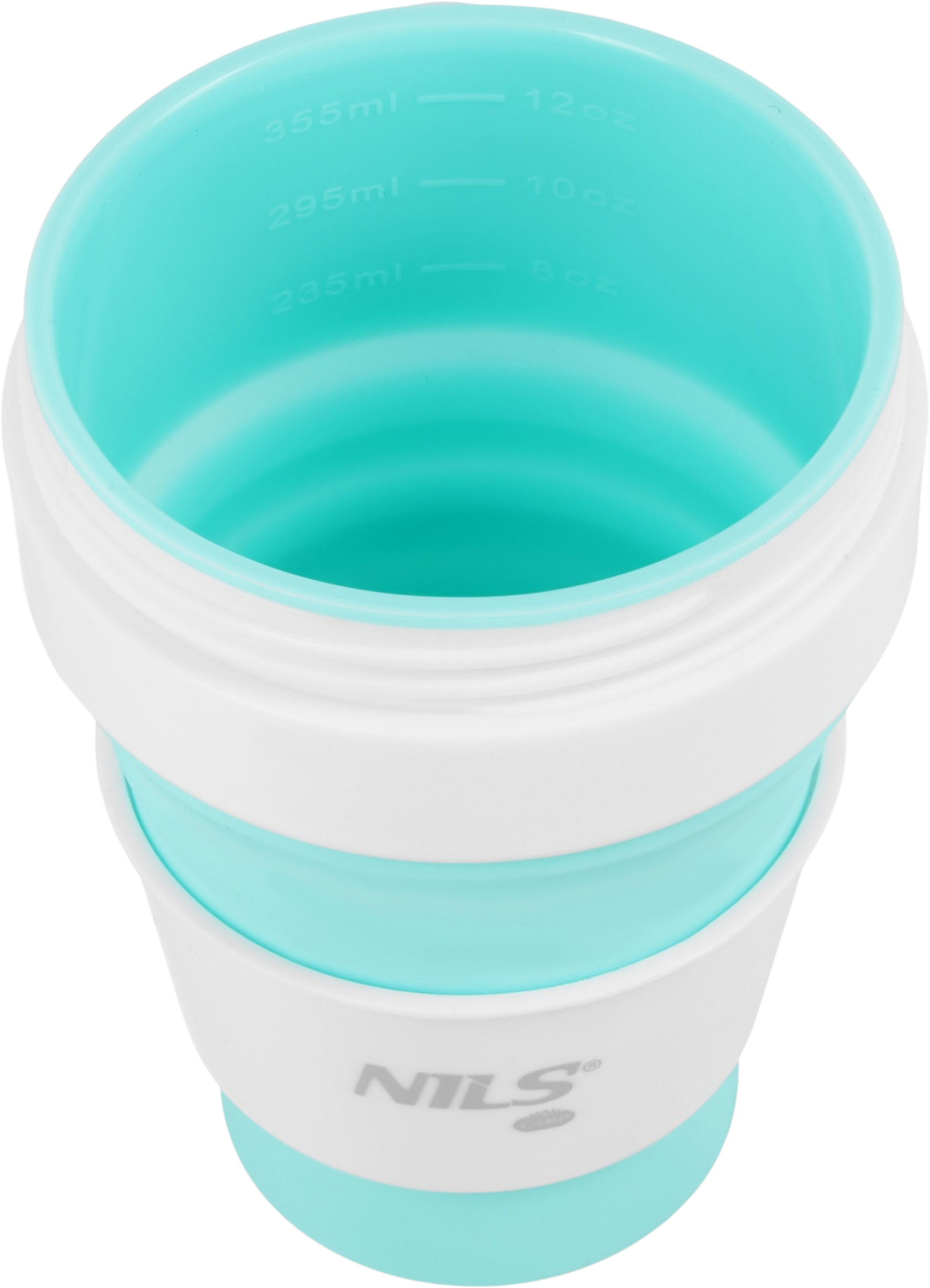 NORTHIX, Folding Silicone Cup, 355ml, Mint Color