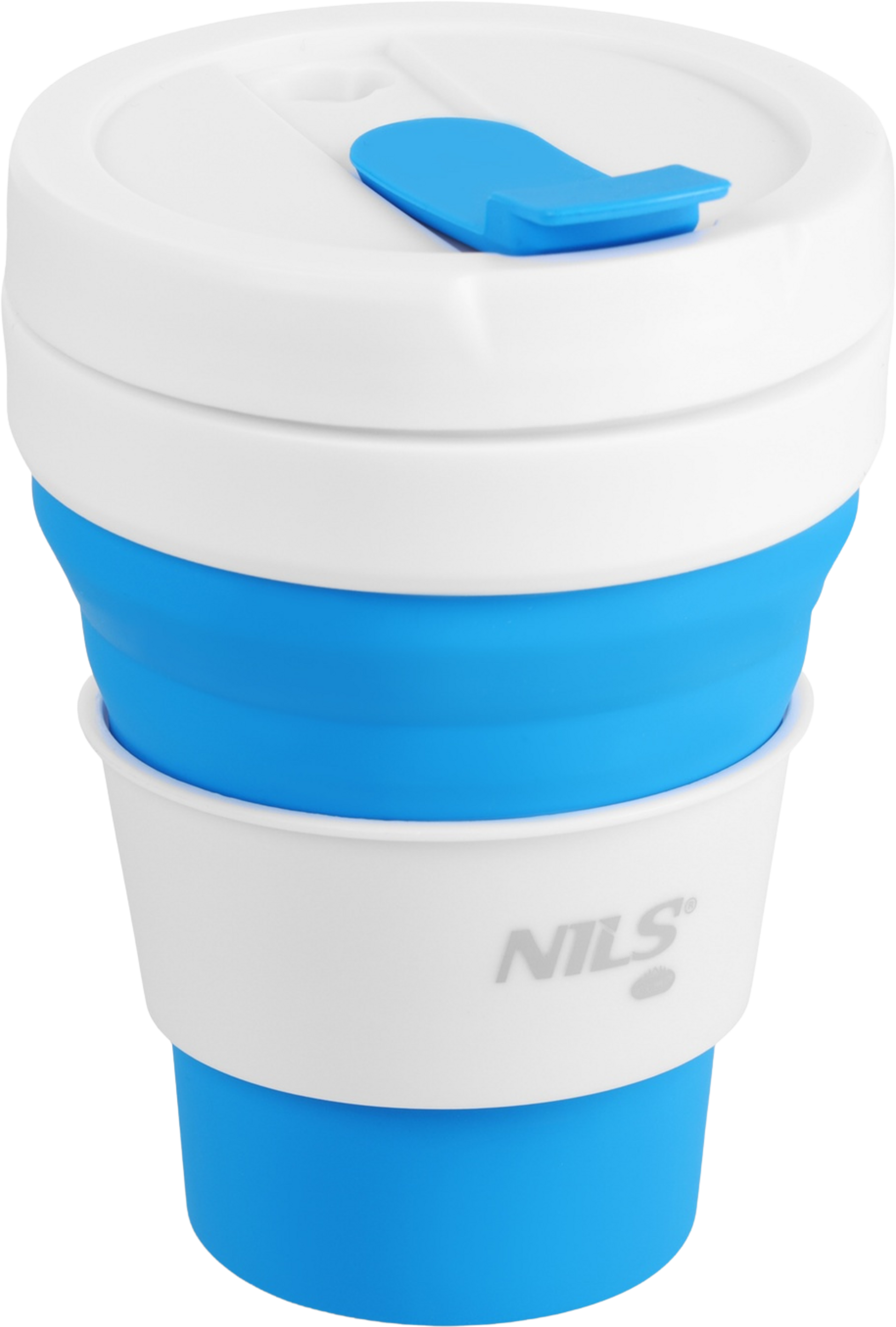 NORTHIX, Folding Silicone Cup, 475ml, Blue