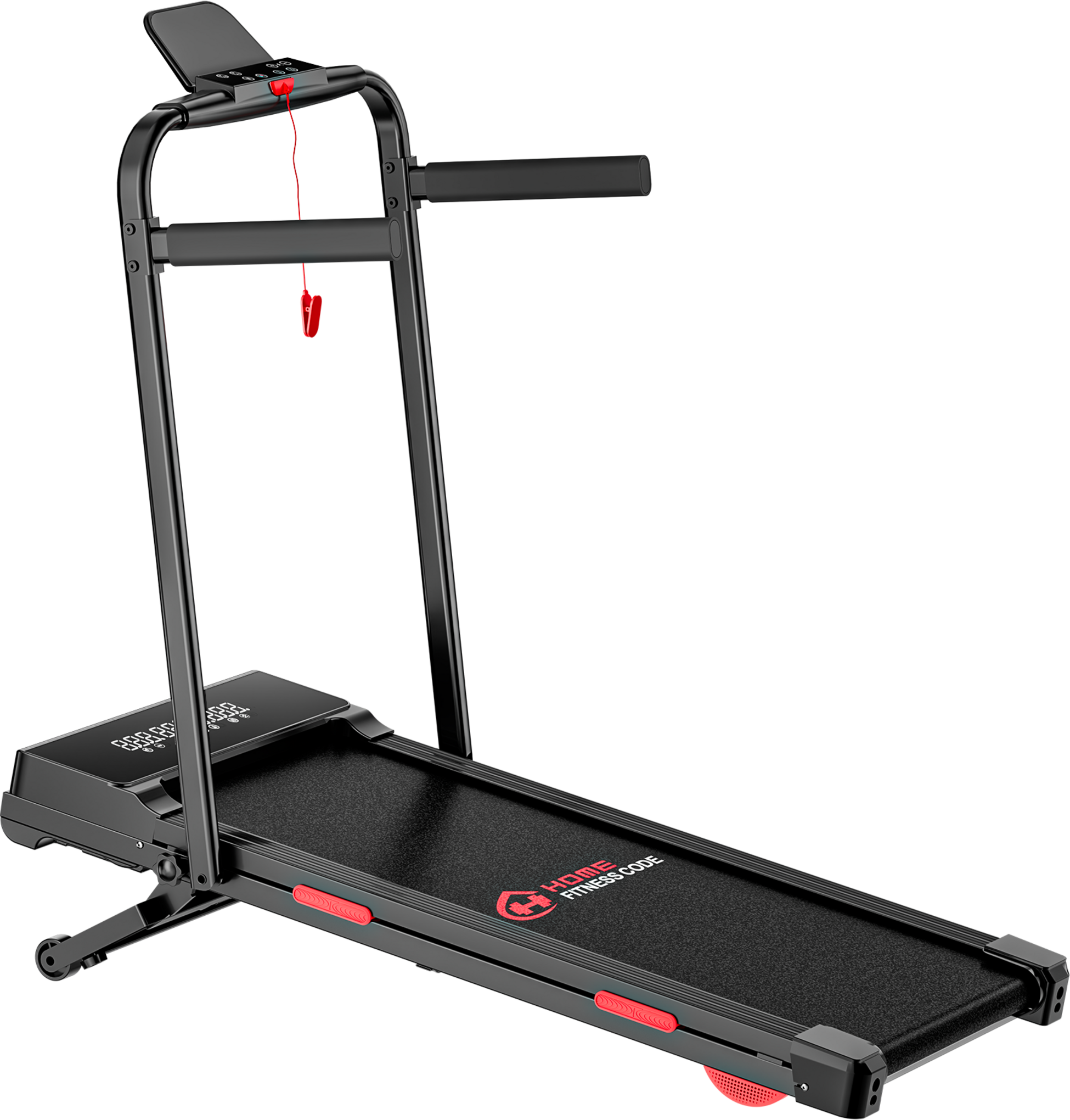HOMEFITNESSCODE, Folding Treadmill Y5 With Brushless Motor, 0%-15% Automatic Incline