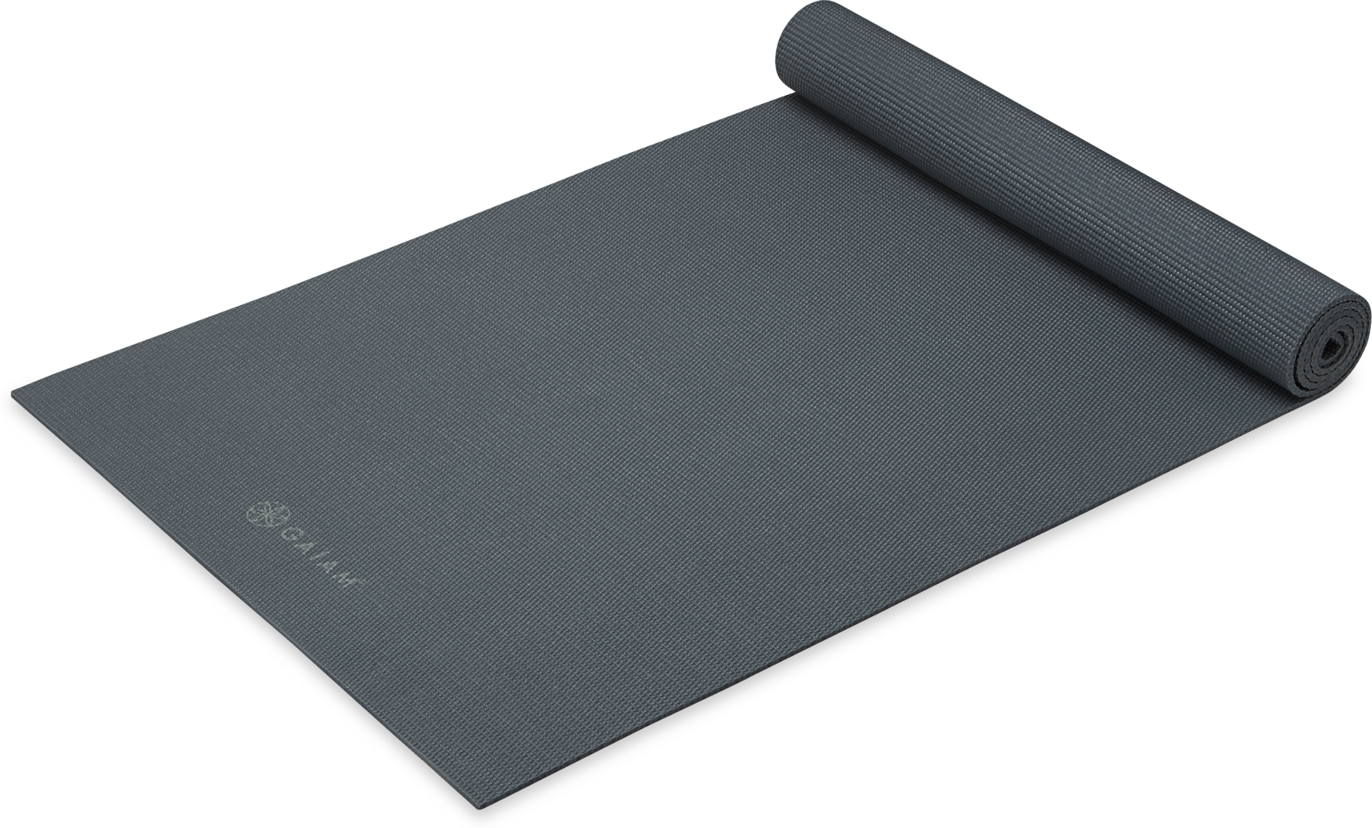 GAIAM, Folkstone Grey Yoga Mat 4mm