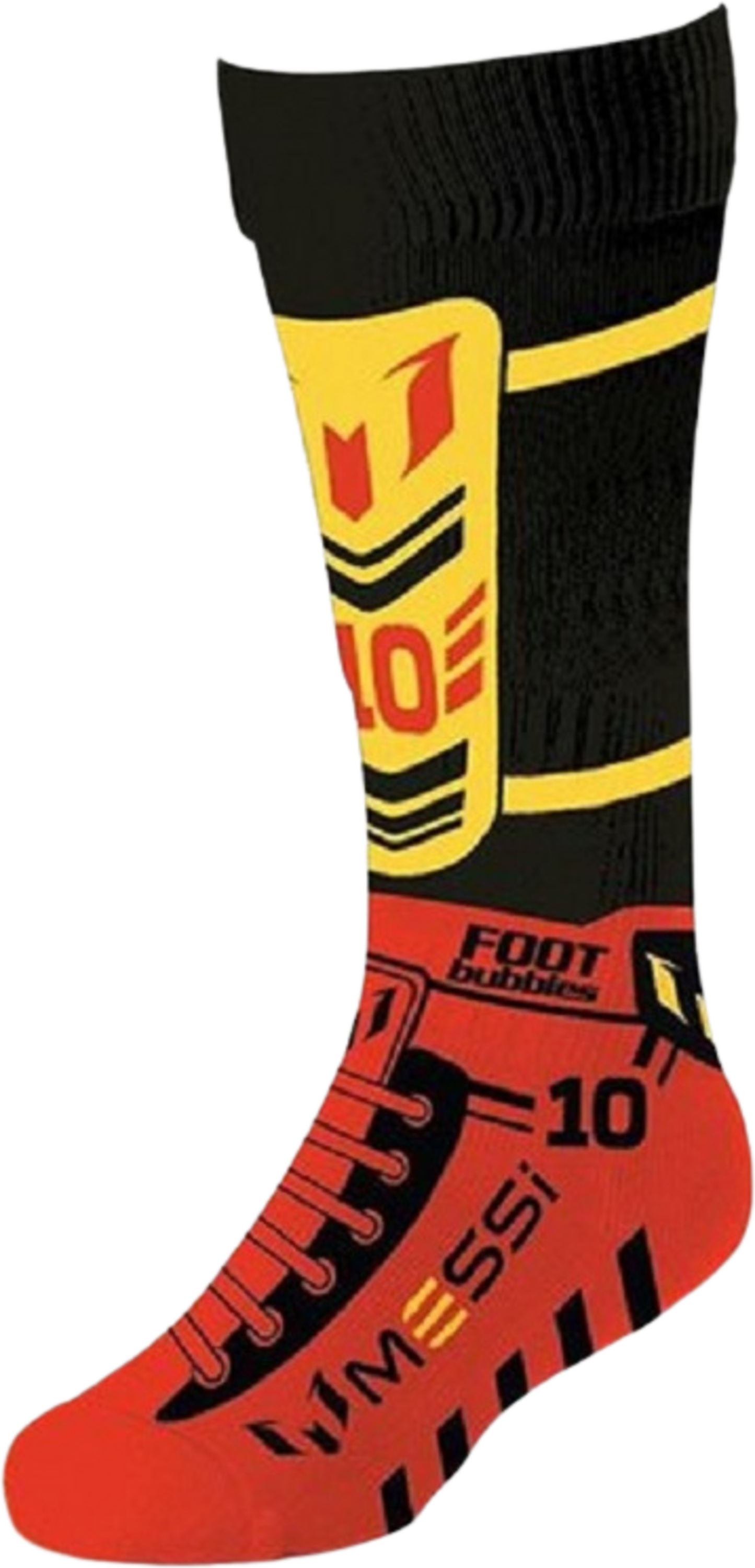 B2X, Foot Bubbles Jumbo Socks Messi - Orange