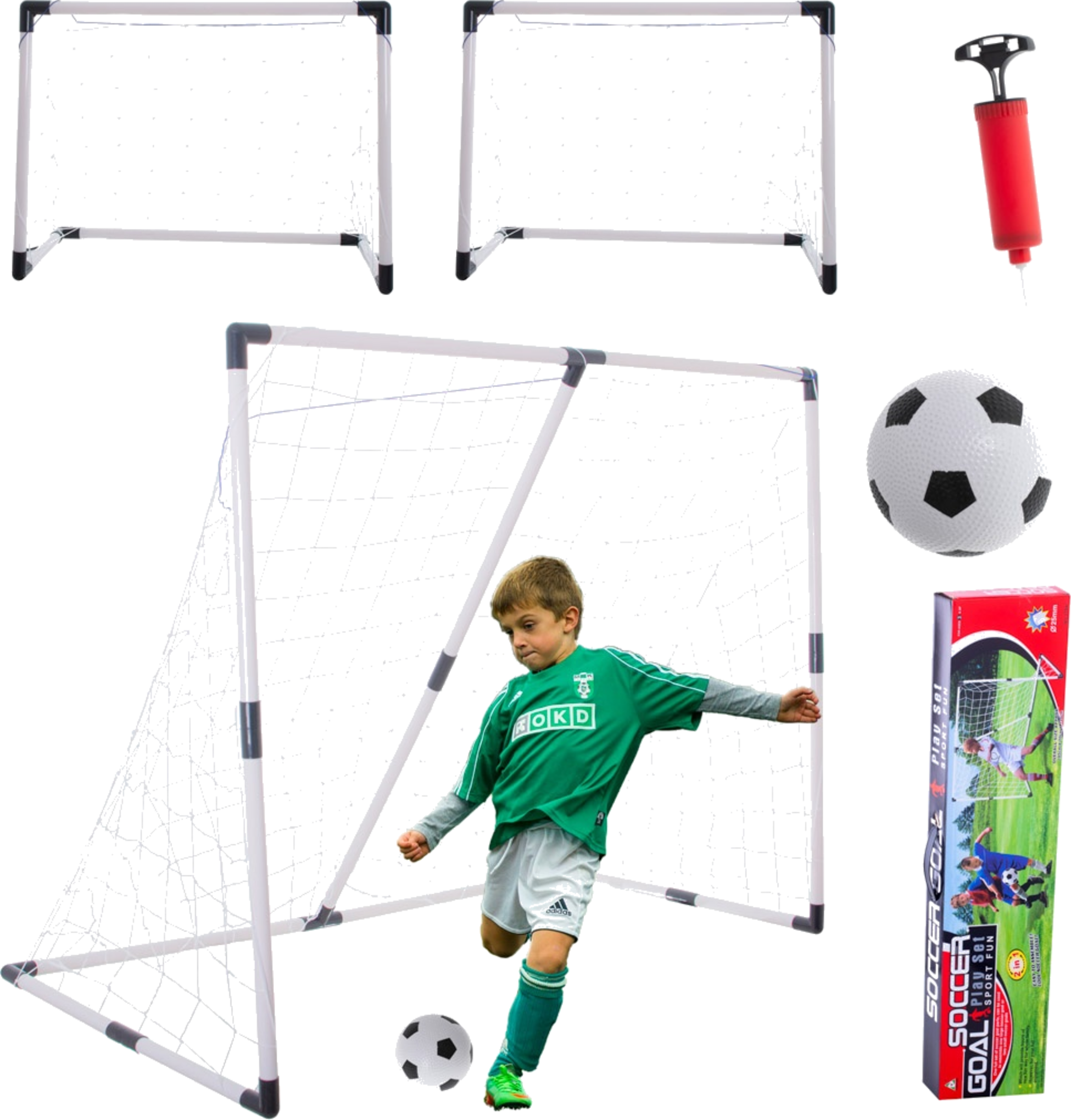 B2X, Football Goal For Children 2in1 185x120x70cm