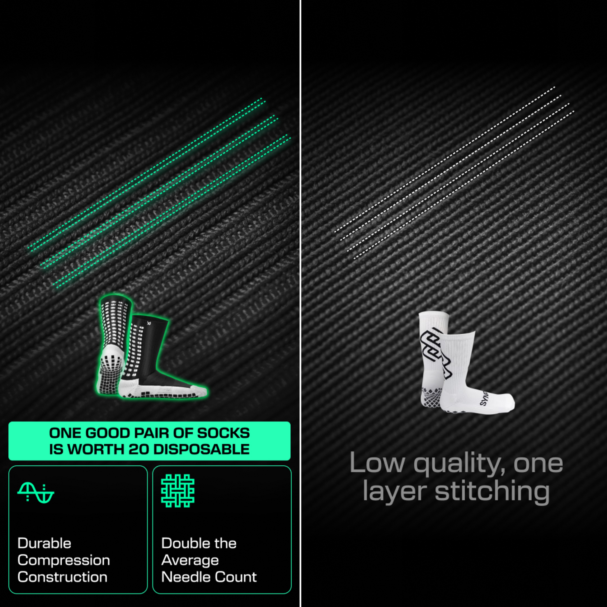 LUX SPORTS, Football Grip Sock