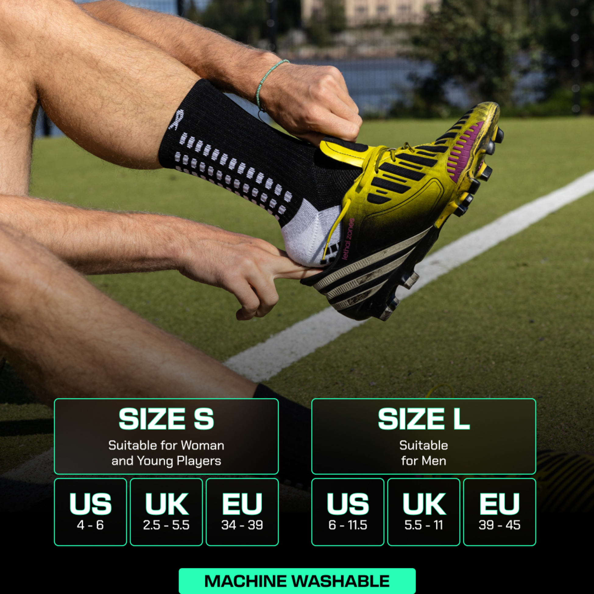 LUX SPORTS, Football Grip Sock