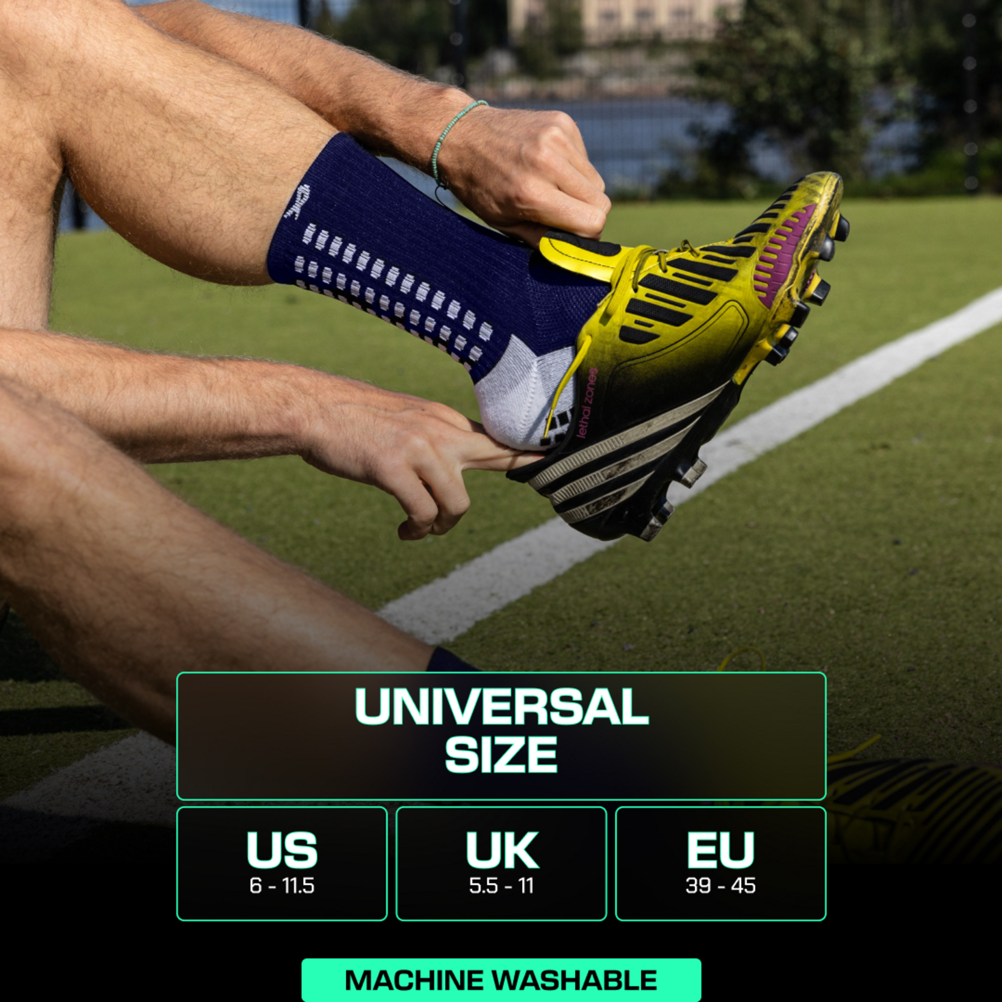 LUX SPORTS, Football Grip Sock