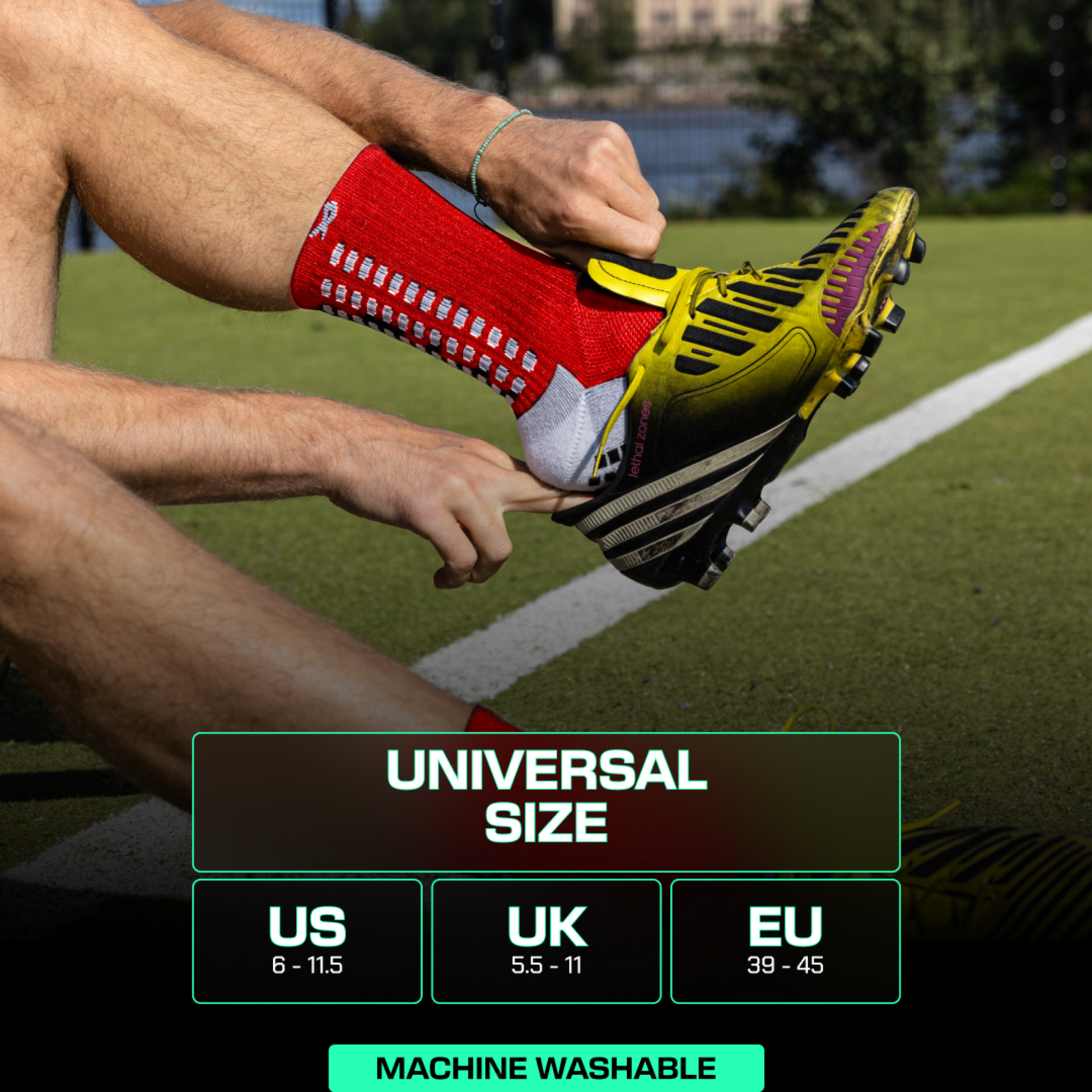 LUX SPORTS, Football Grip Sock