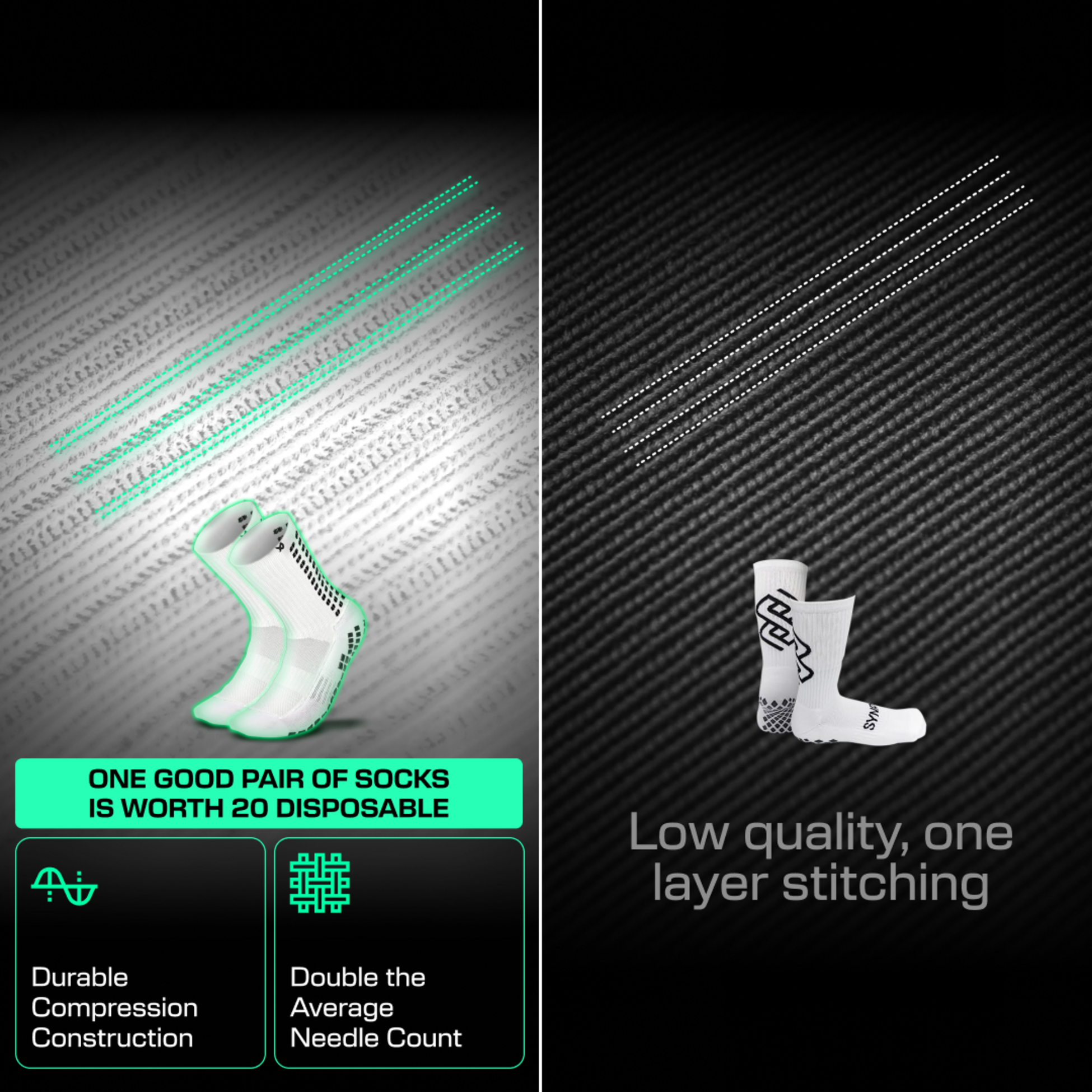 LUX SPORTS, Football Grip Sock