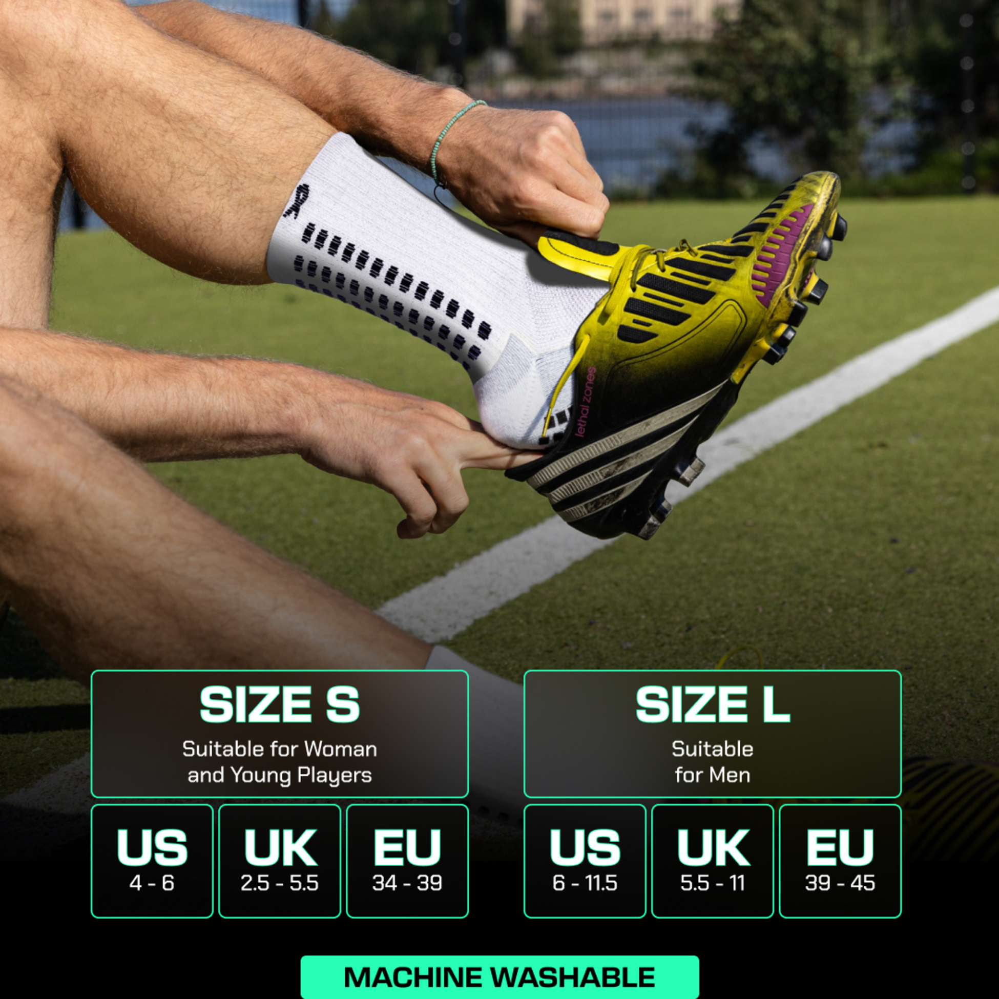 LUX SPORTS, Football Grip Sock