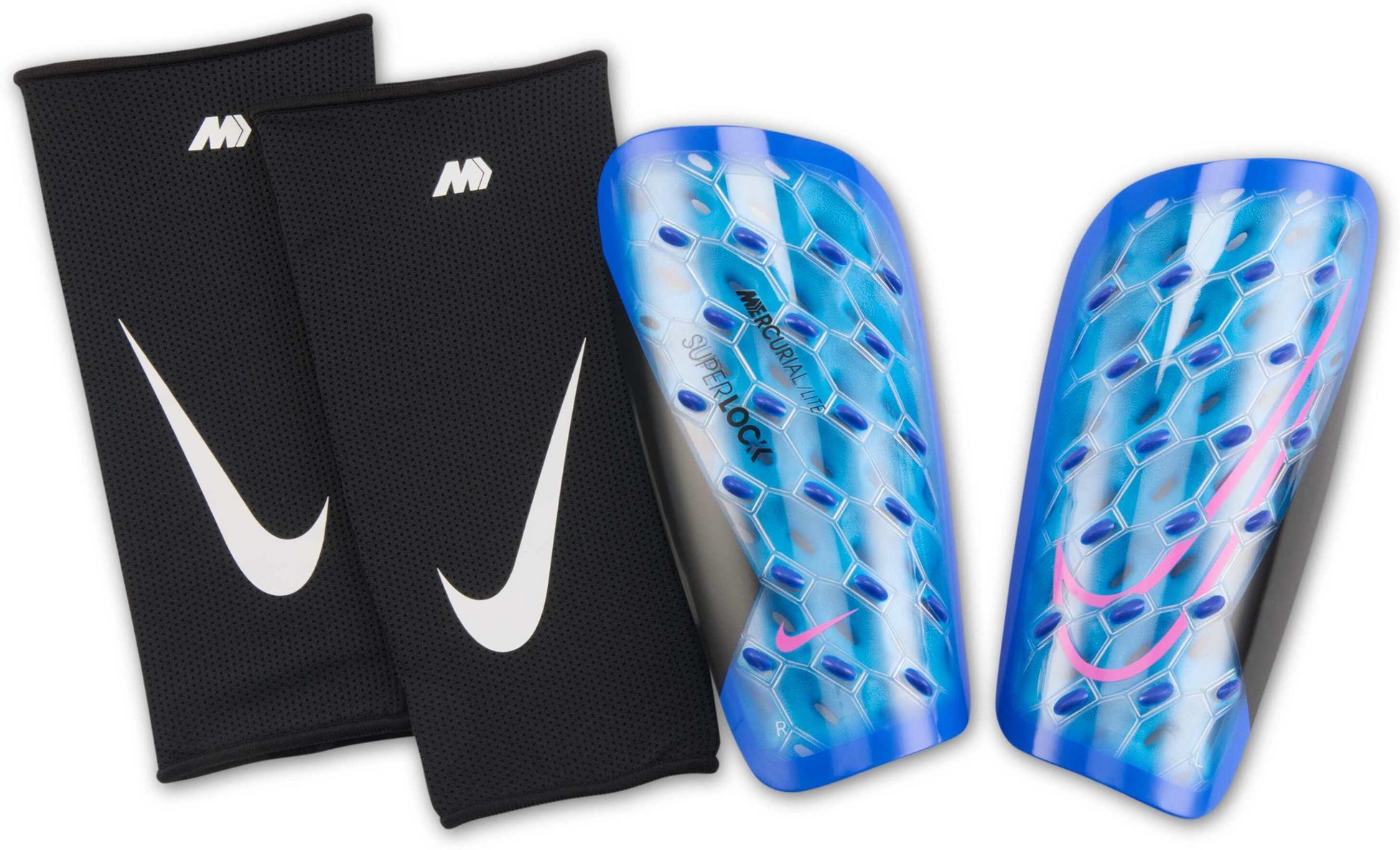 NIKE, Football Shinguards Mercurial Lite Superlock