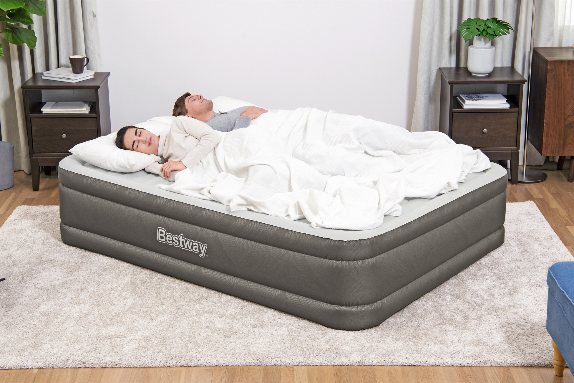 BESTWAY, Fortech Luftmadrass 2.03m X 1.52m X 46cm