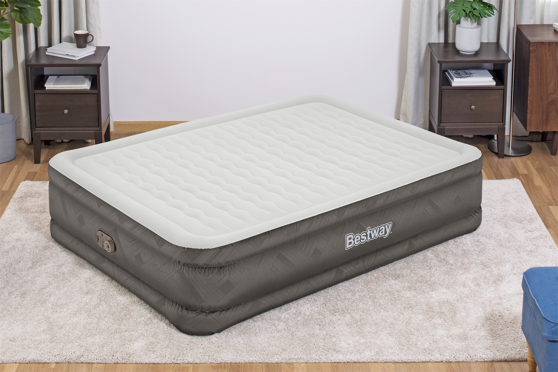 BESTWAY, Fortech Luftmadrass 2.03m X 1.52m X 46cm