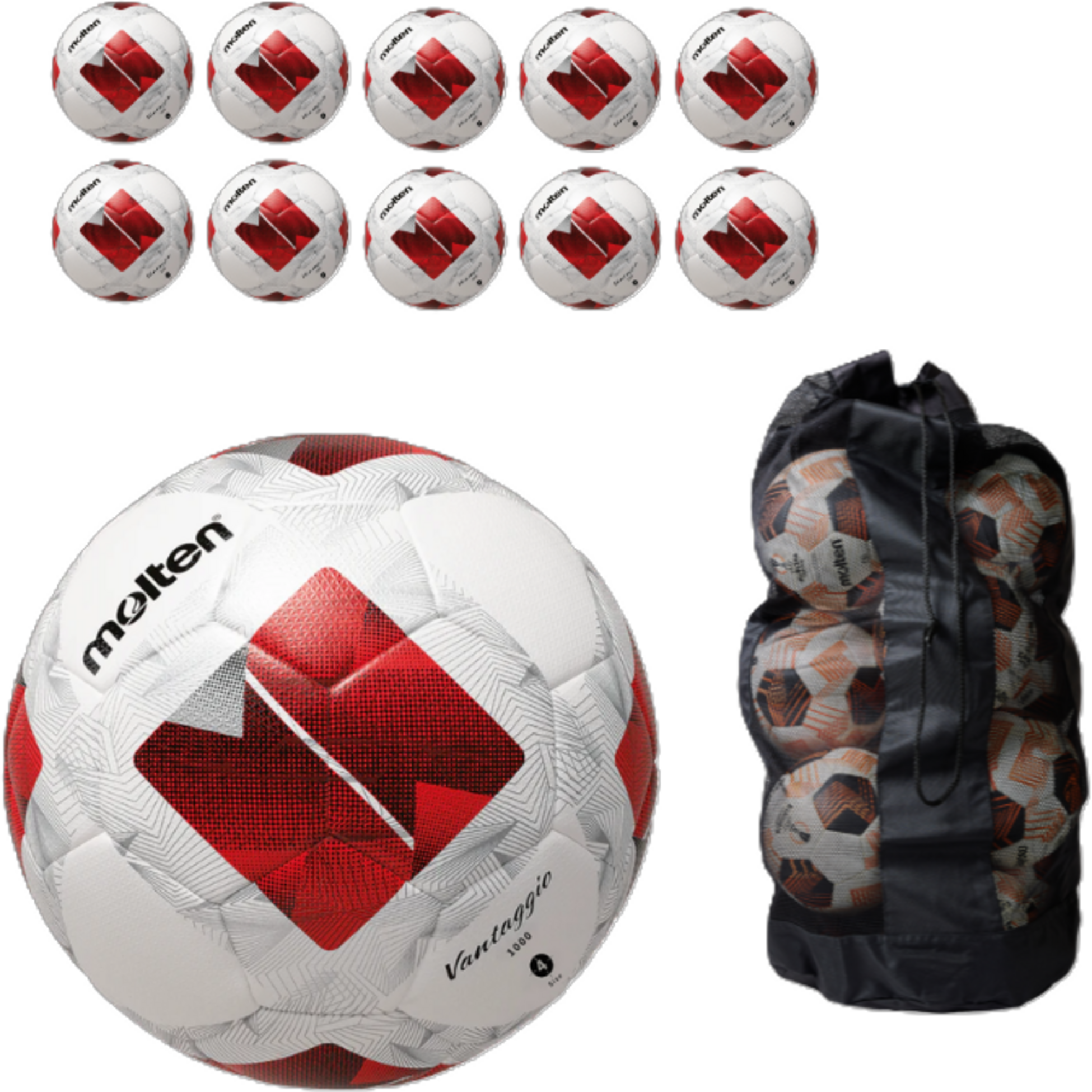 MOLTEN, Fotboll 1000 4 + Bolls&auml;ck