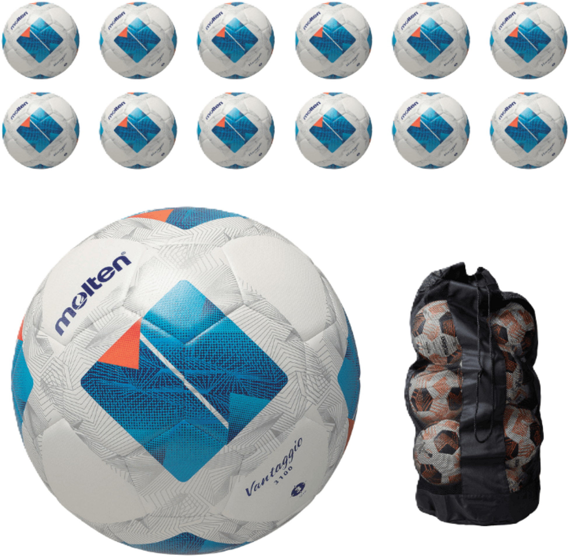 MOLTEN, Fotboll 3100 3 + Bolls&auml;ck