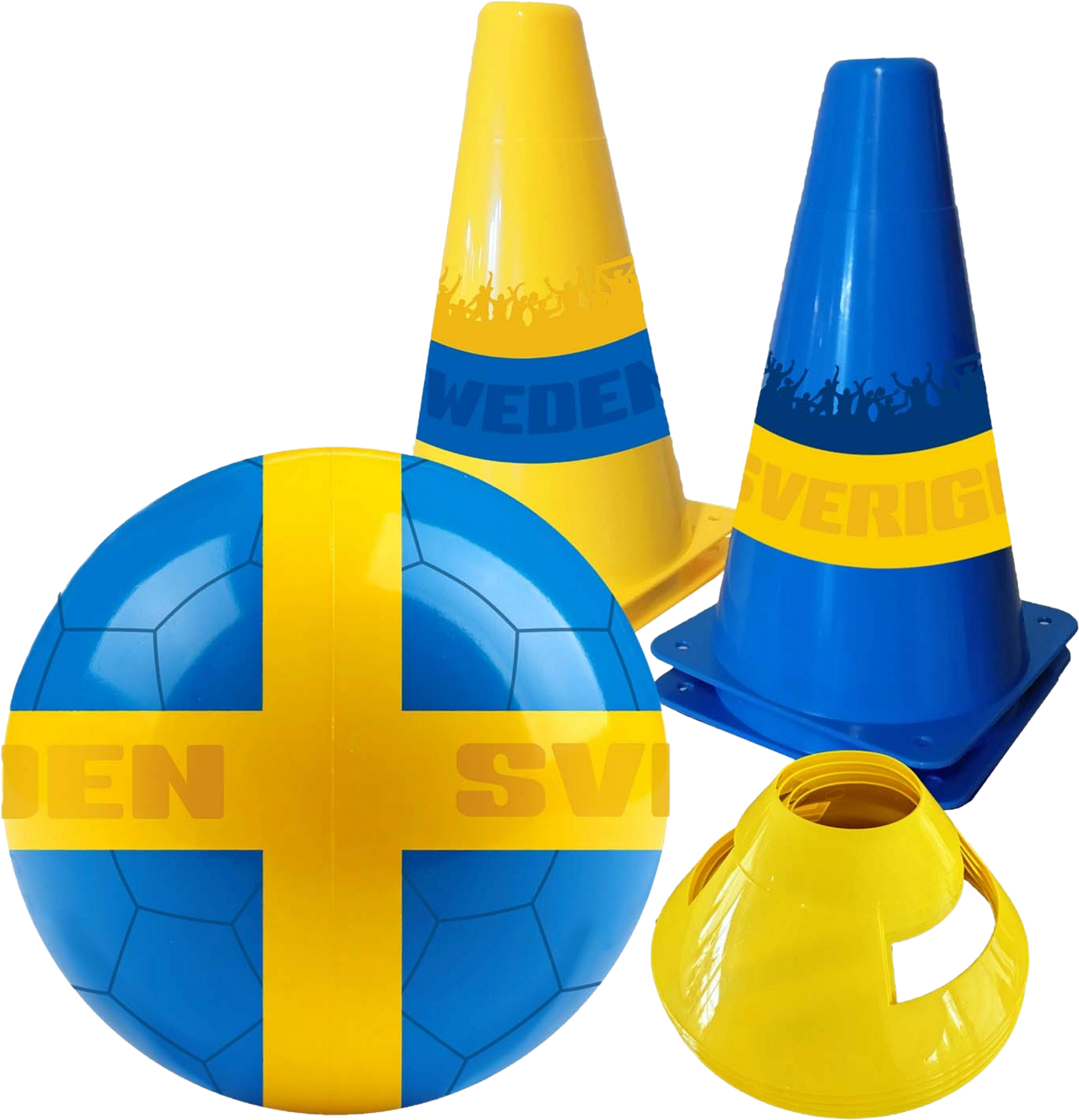 SPORTME, Fotbollsset Sverige  - Boll Och Koner
