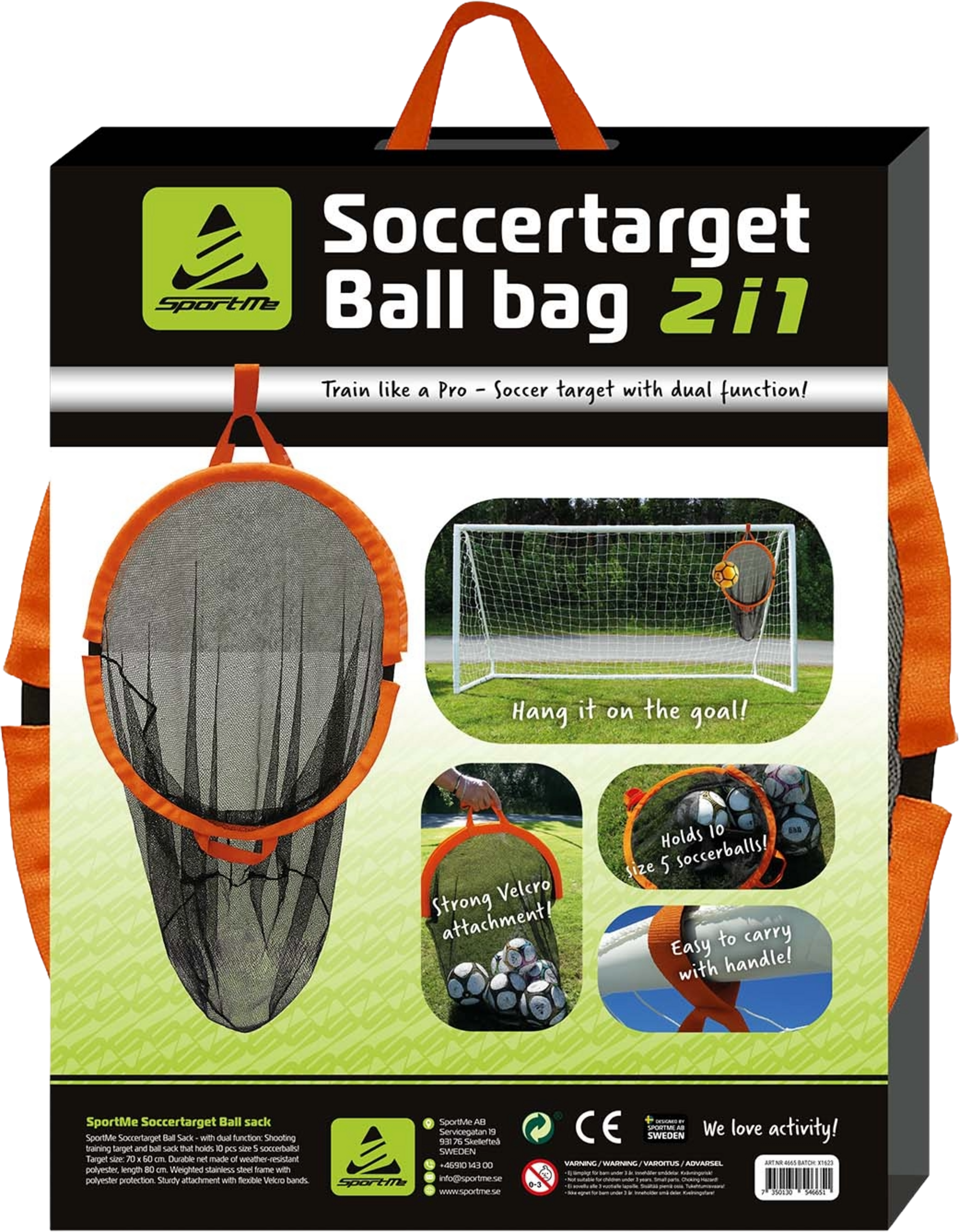 SPORTME, Fotbollstarget Och Bolls&auml;ck