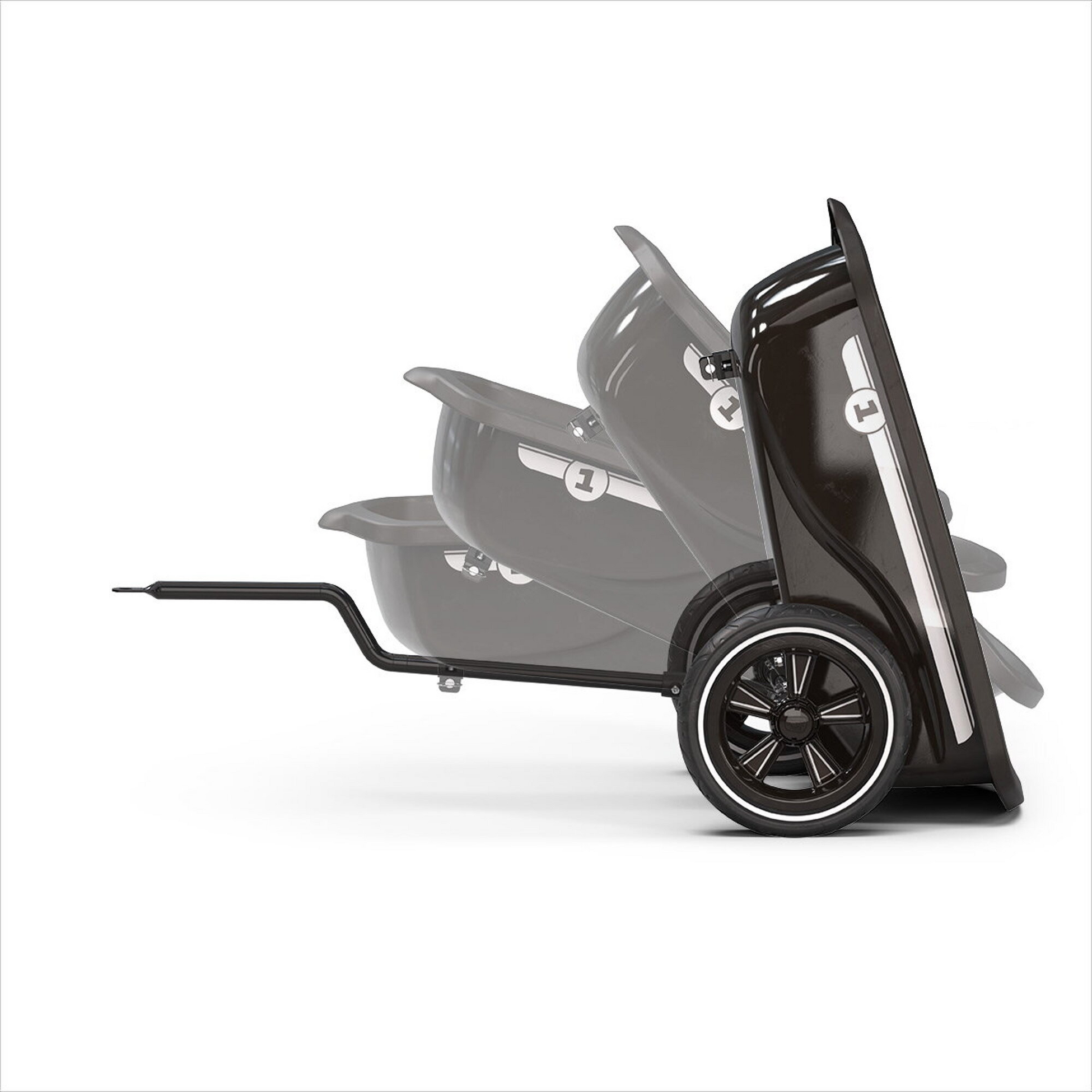 EXIT, Foxy Gokart-sl&auml;pvagn - Svart