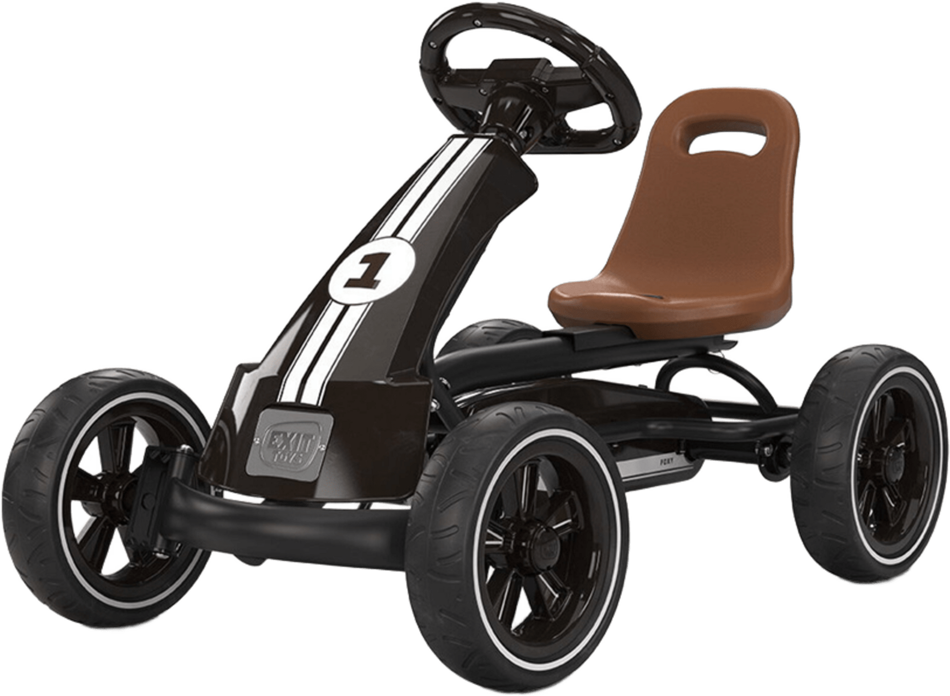 EXIT, Foxy Pedal-gokart - Espresso Svart