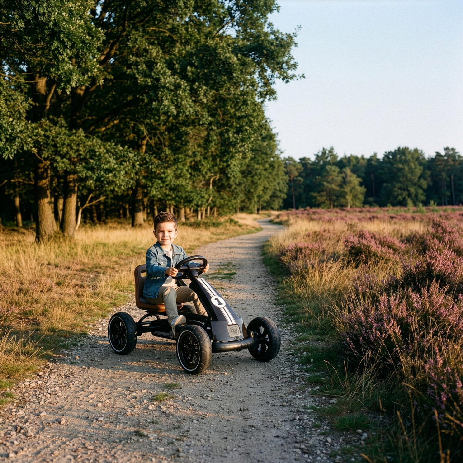EXIT, Foxy Pedal-gokart - Espresso Svart