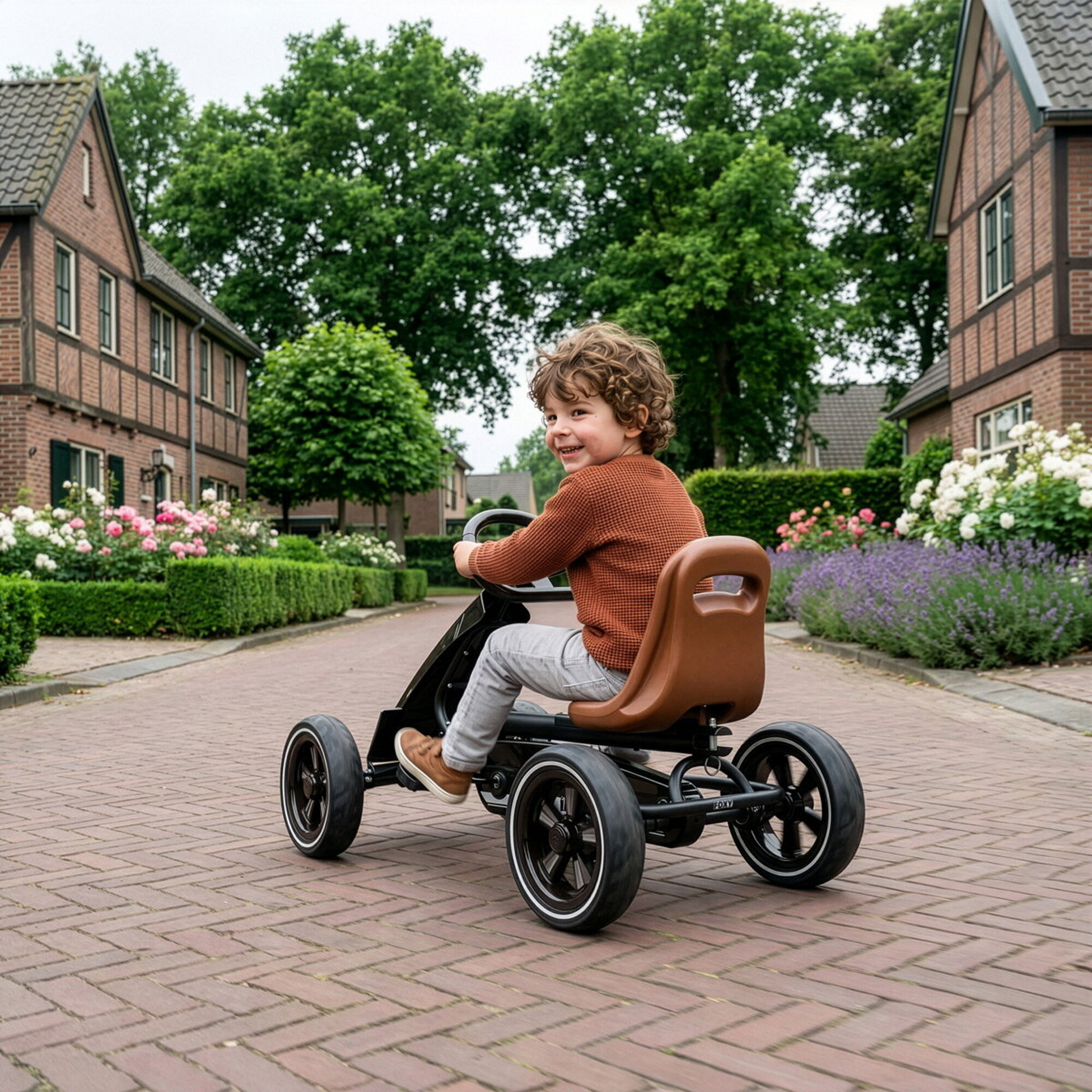 EXIT, Foxy Pedal-gokart - Espresso Svart