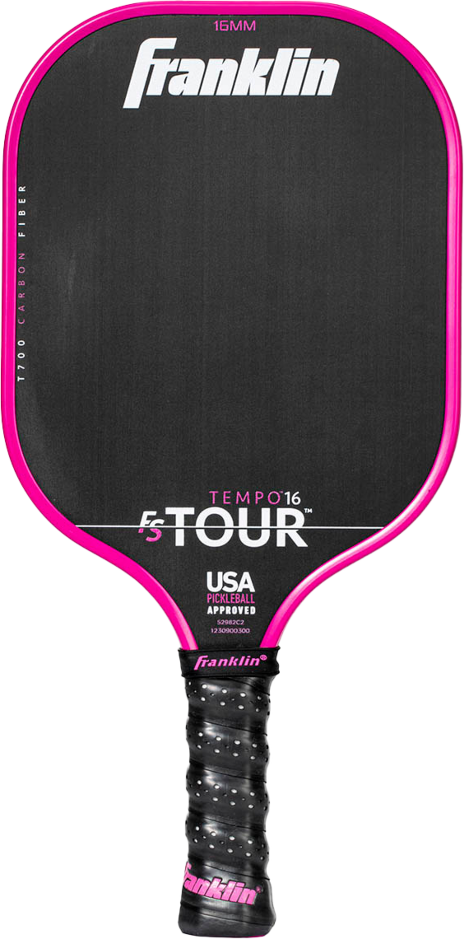 FRANKLIN, Franklin Tour Tempo 16mm Pickleballracket - Rosa
