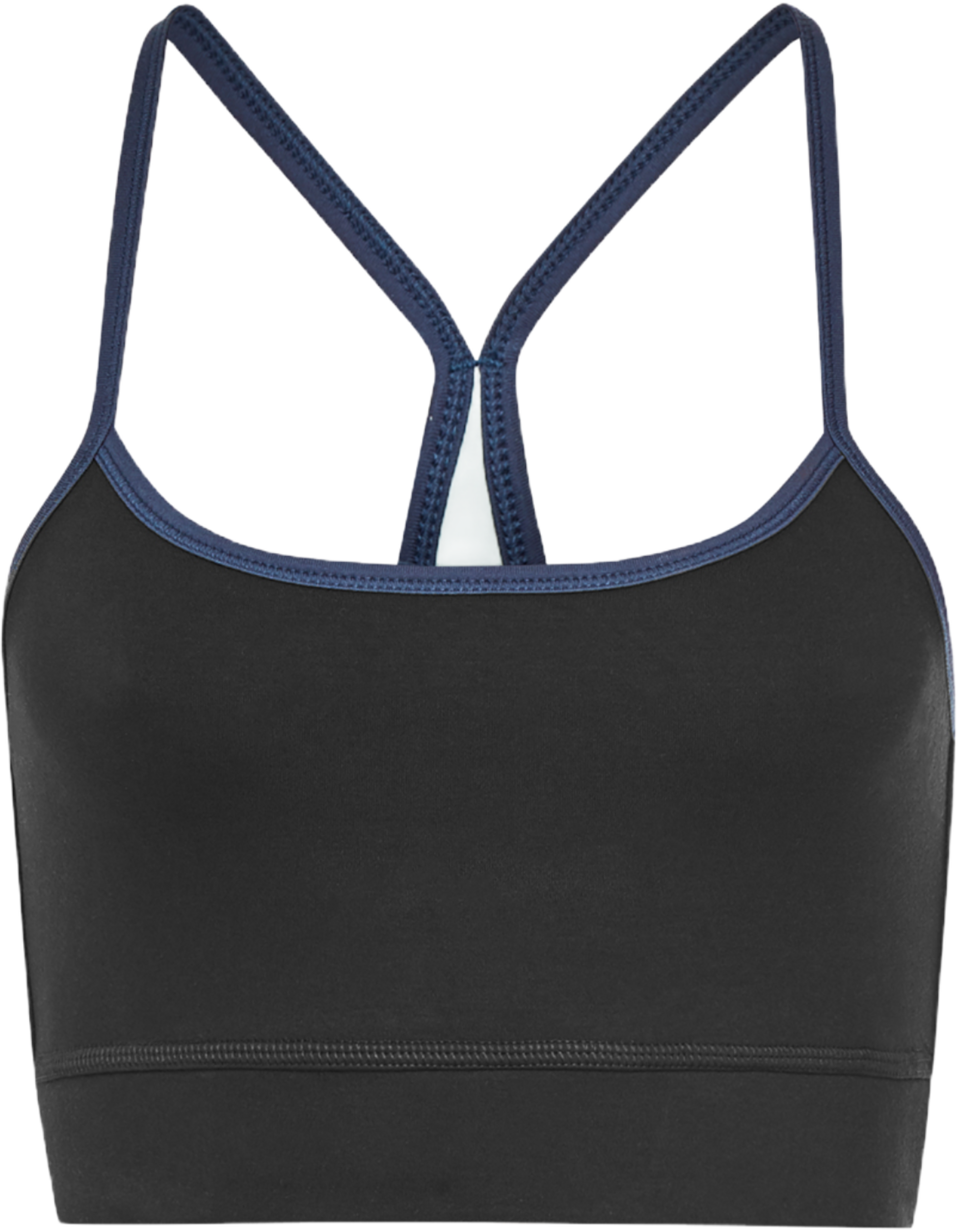 WELLICIOUS, Fresher Cropped Tank - Caviar Black/sea Green