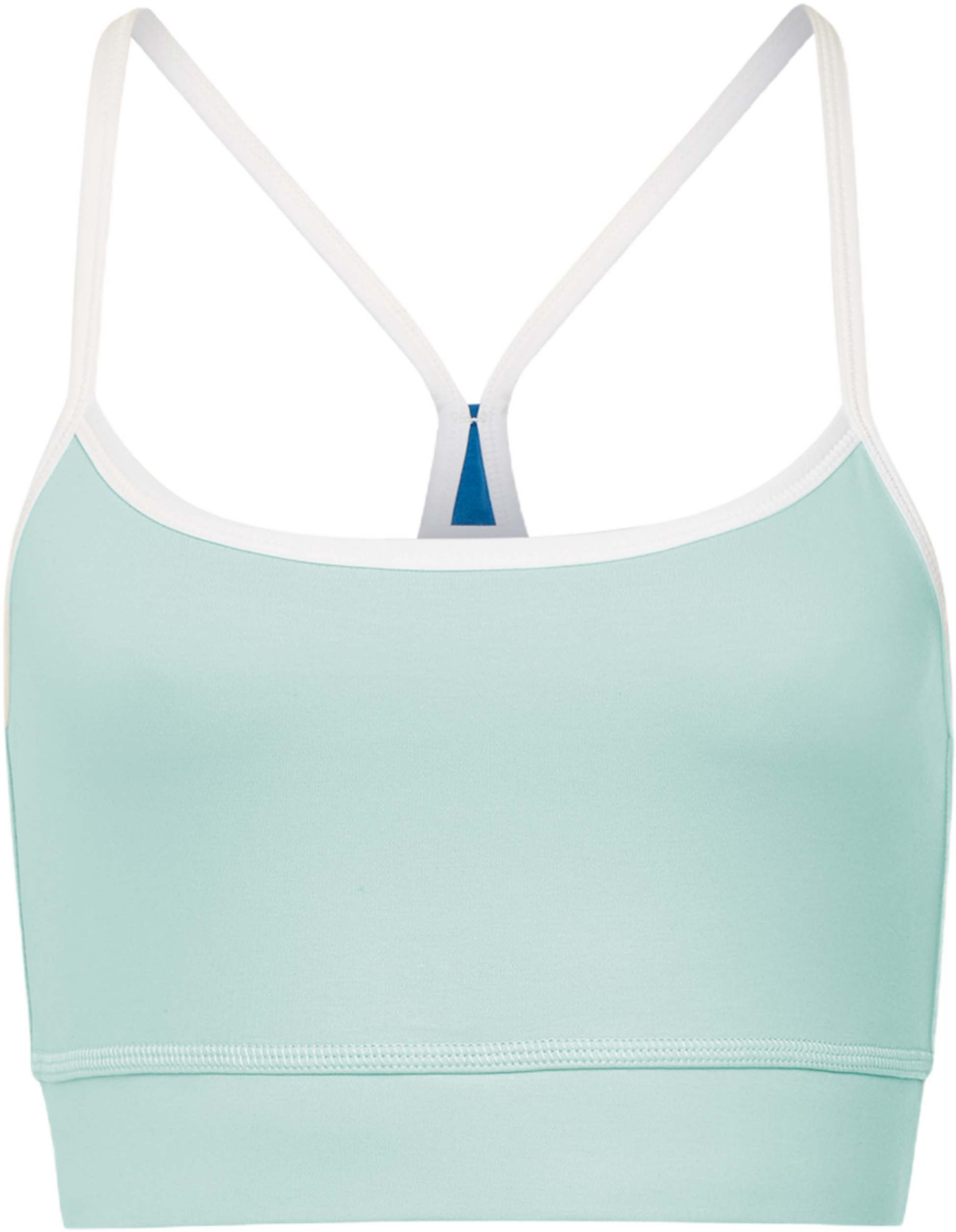 WELLICIOUS, Fresher Cropped Tank - Sea Green/shoreline Blue