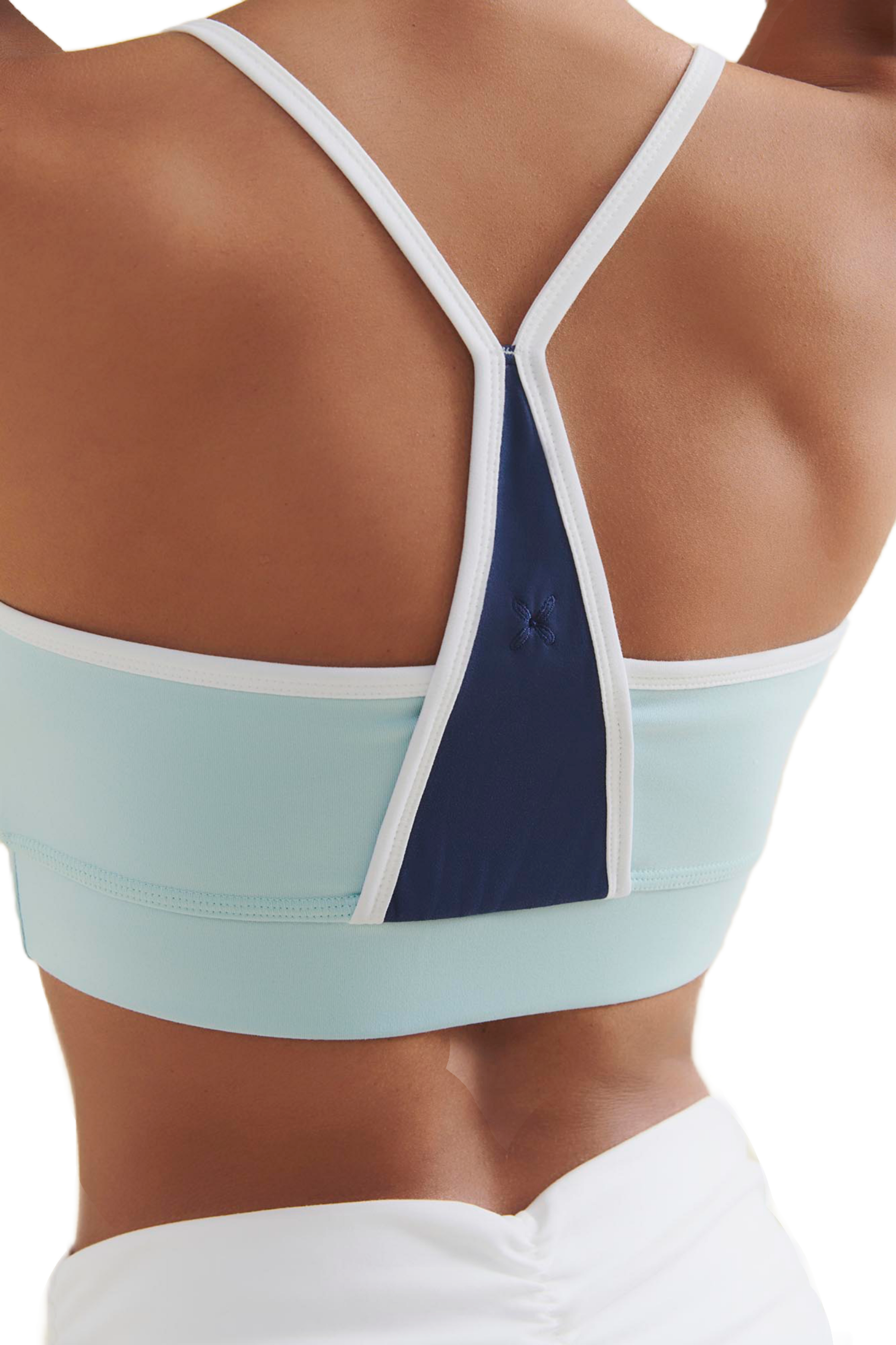 WELLICIOUS, Fresher Cropped Tank - Sea Green/shoreline Blue